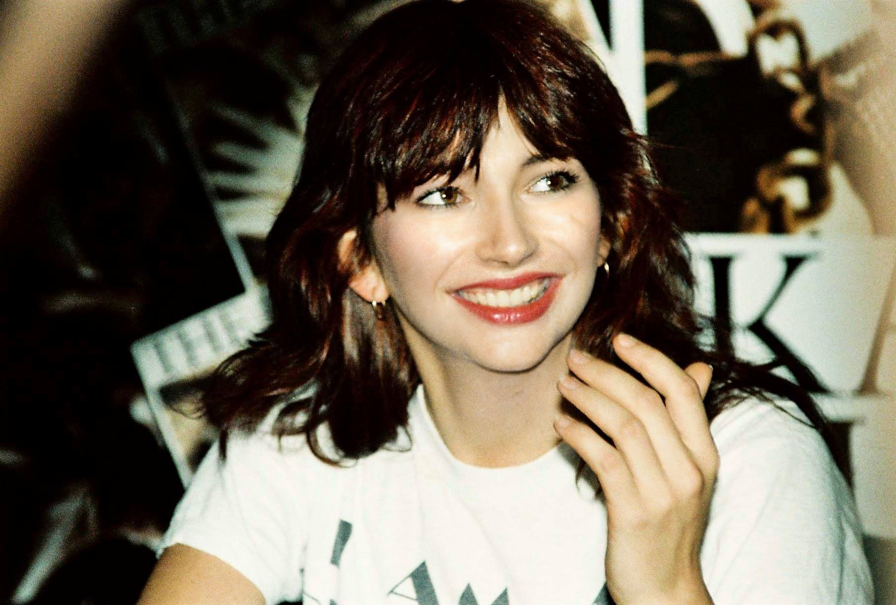 Kate Bush signing autographs at Virgin Records, Eldon Square