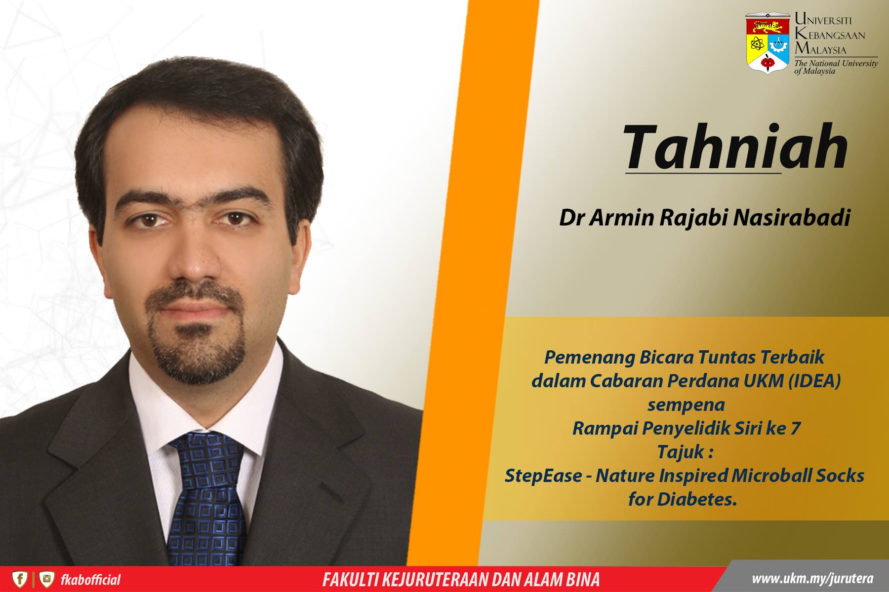 FKAB UKM - Tahniah dan Sukacita dimaklumkan Pasca Doktoral : Dr Armin ...