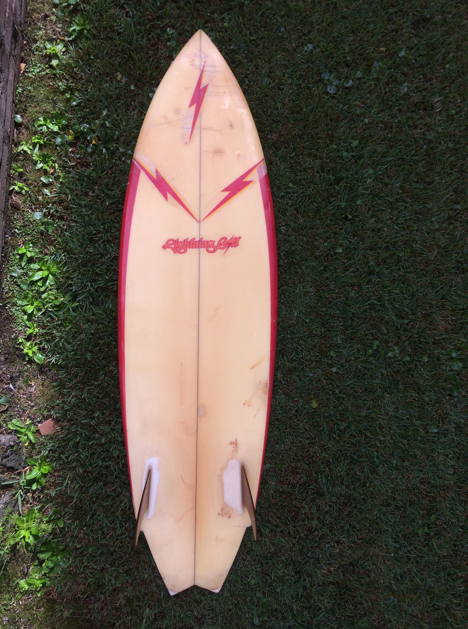 Mark Richards shares story behind his Lightning Bolt surfboard