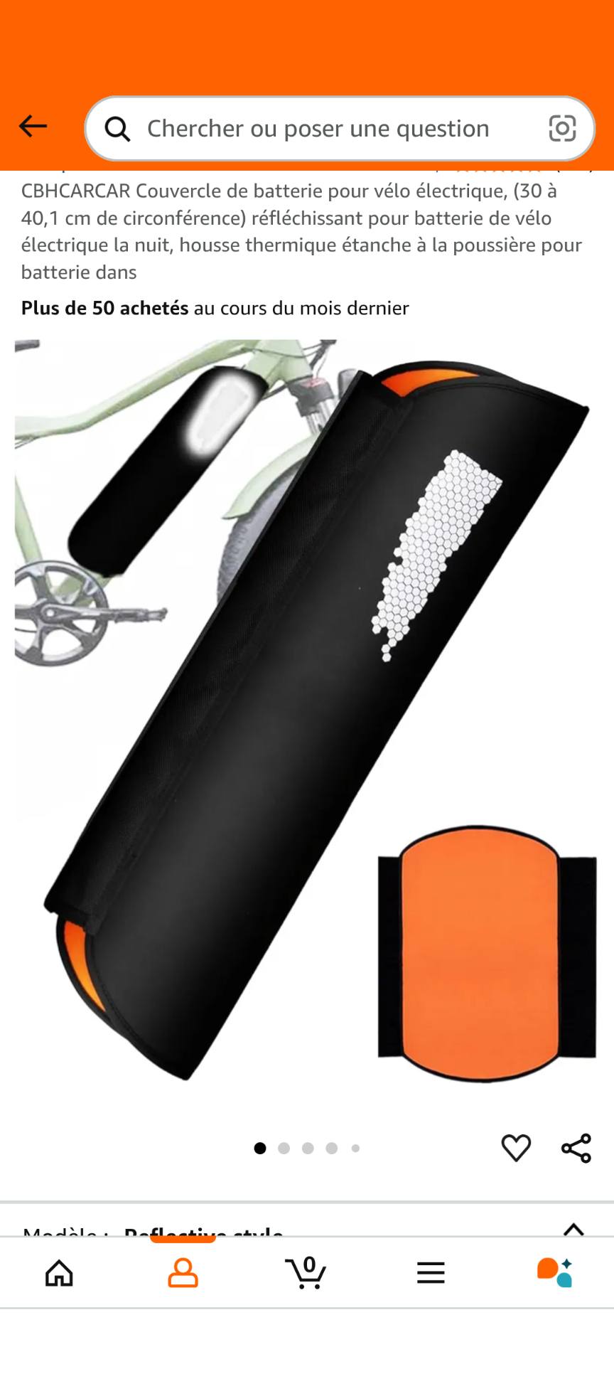 Housse De Protection Pour Batterie De Vélo électrique – Néoprène, Réfléchissante, Anti-froid Et Anti-rayures