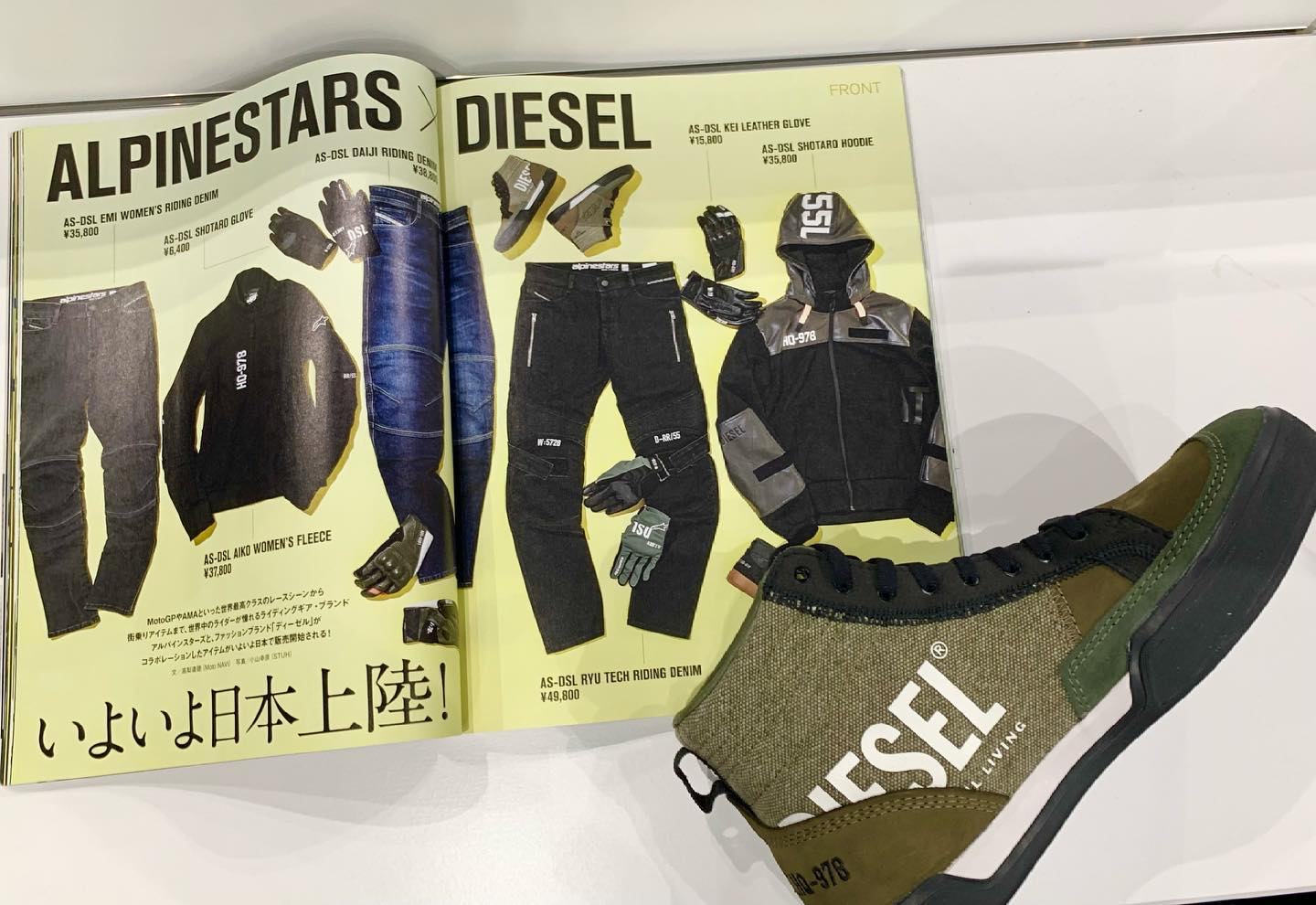 Motostars - 雑誌にも紹介された話題商品‼️ alpinestars × DIESEL AS 
