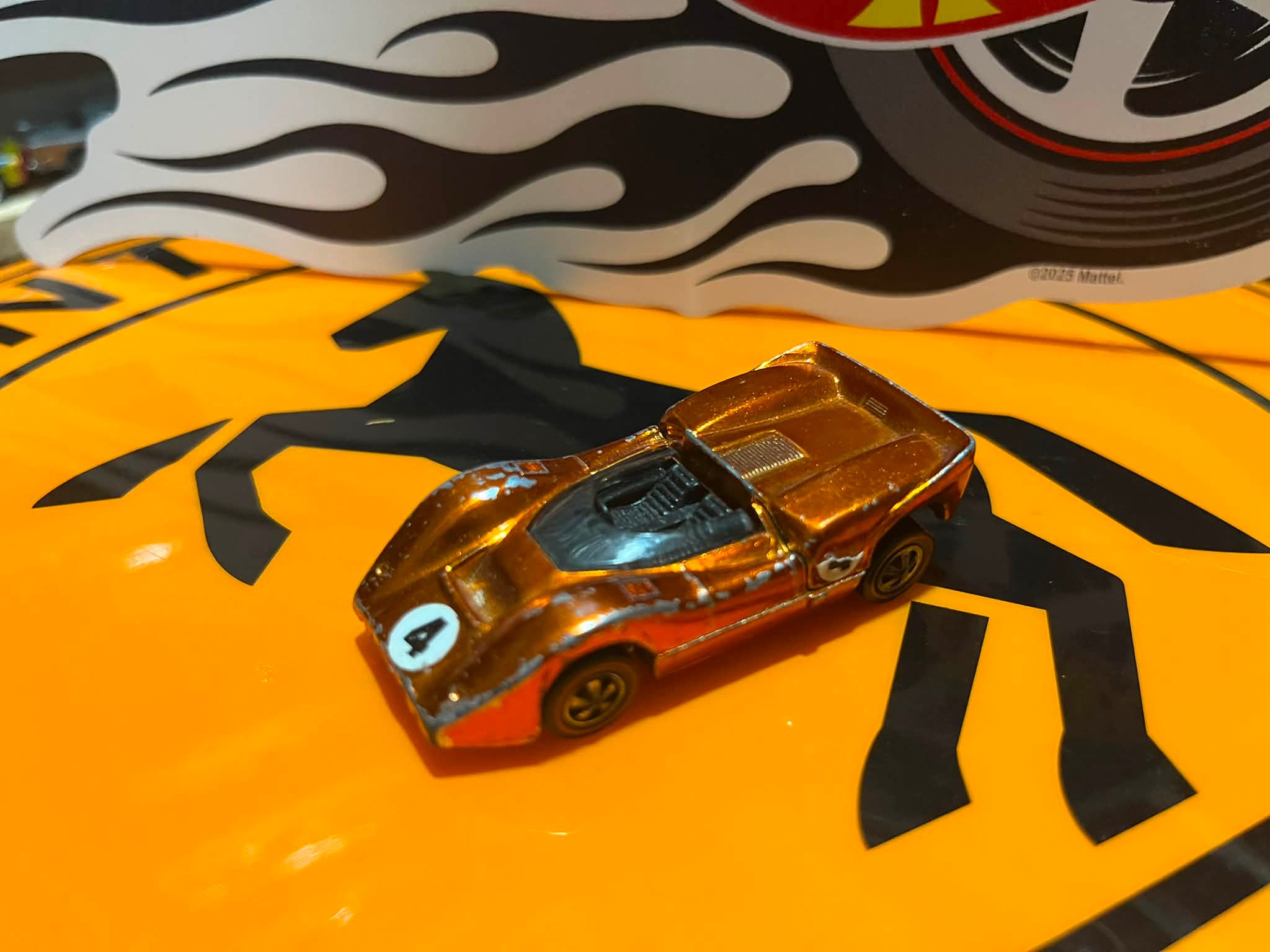 Vintage 1968 Hot Wheels Redline McLaren M6A model car