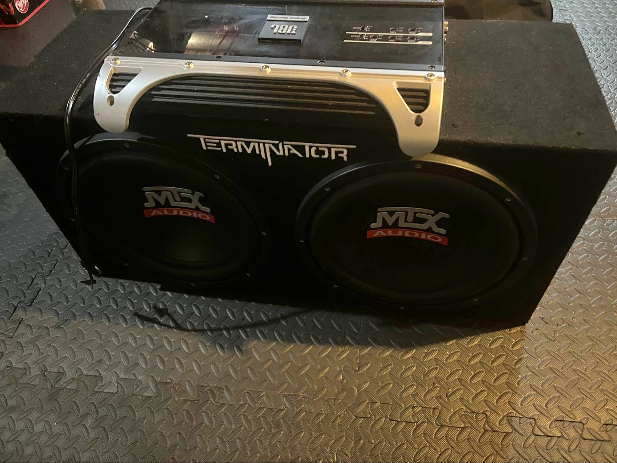 Terminator dual 12” subs and JBL amp - Subwoofers & Enclosures - Velva ...