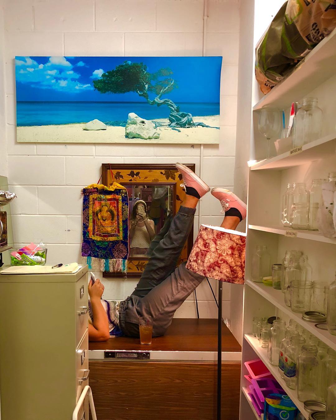 The Sanibel - Katie on break in the pantry, ‘cause a hard working girl ...