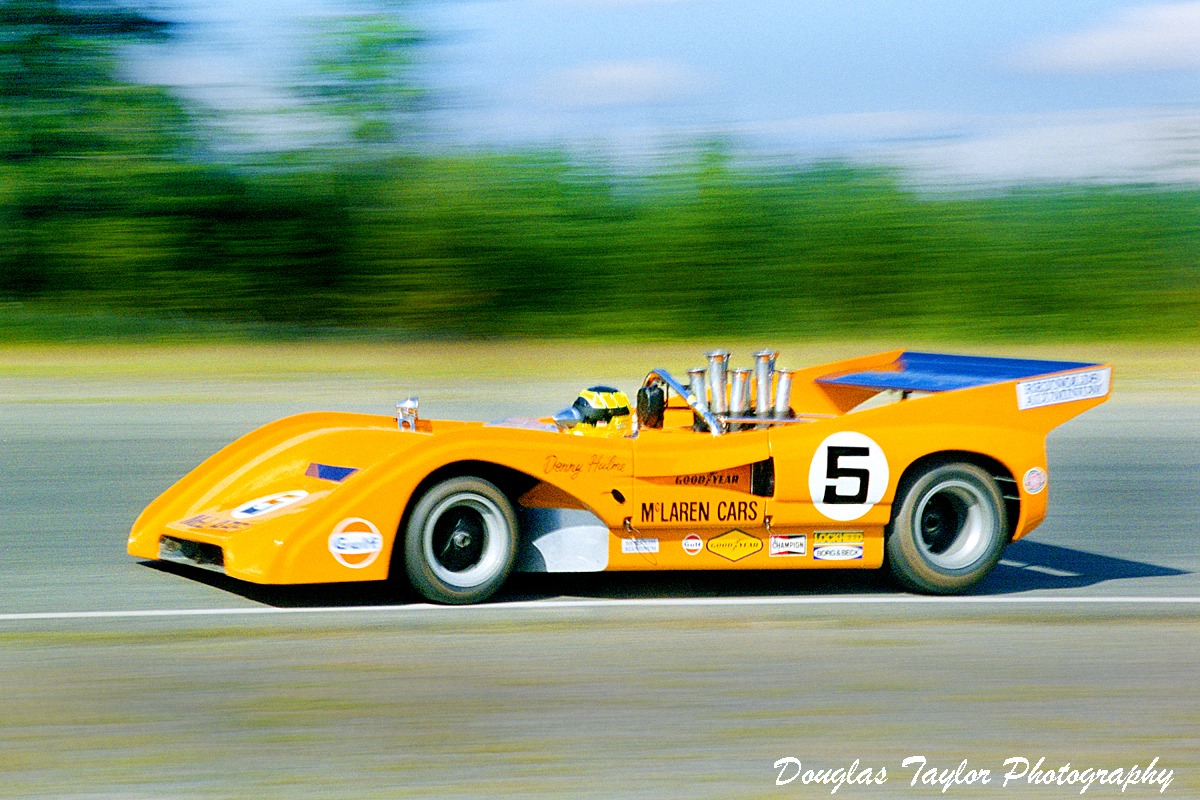 Total domination. The McLaren M8B, with drivers Denny Hulme and
