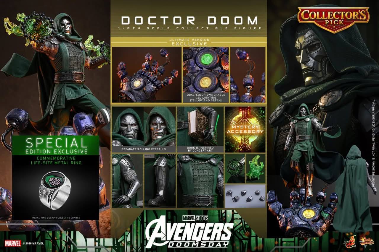 コマンダー・プロクターキャンペーン ドクター・ドゥーム メタリック仕様 Pre-order for Doctor Doom figures and accessories