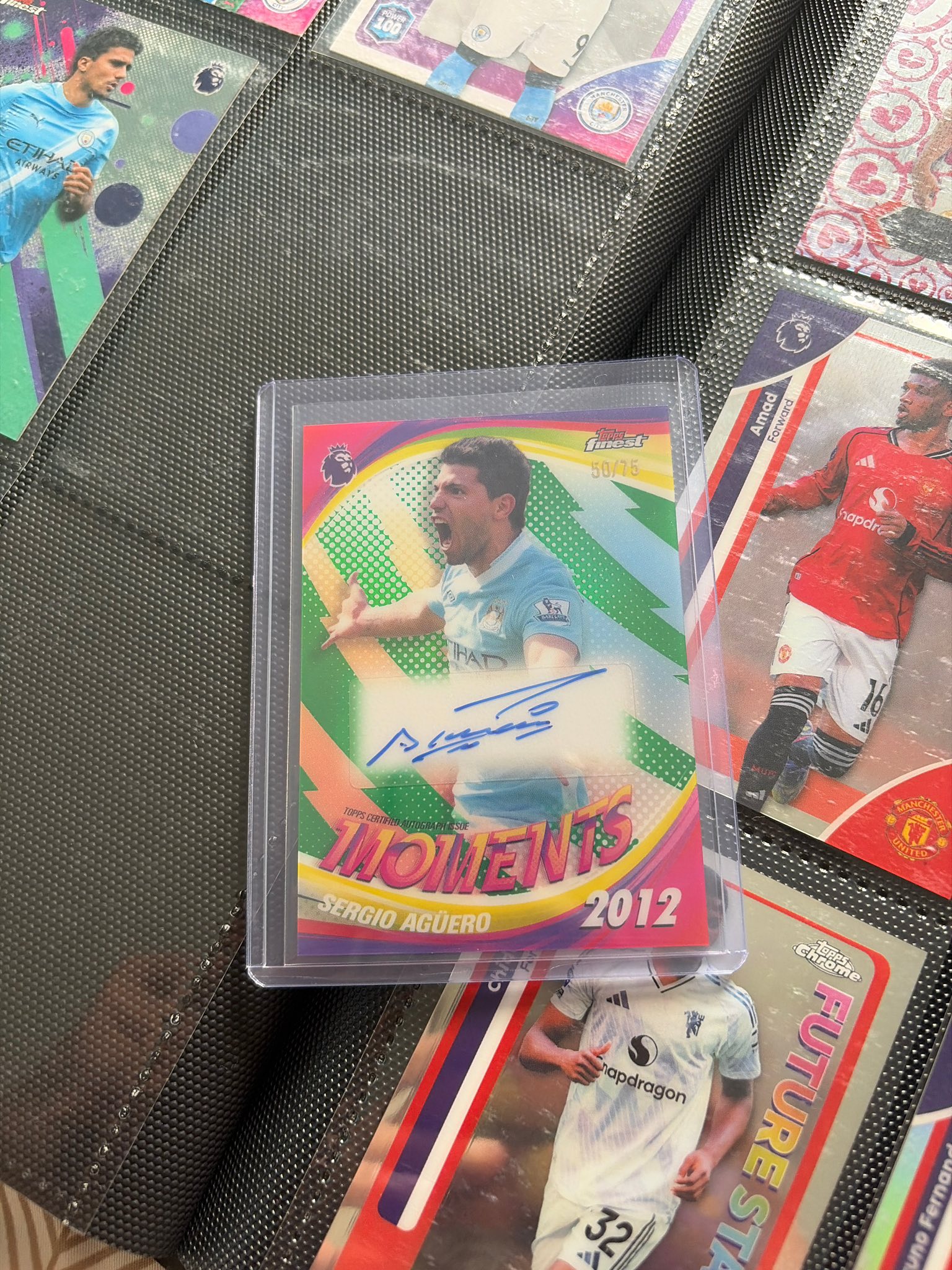 Sergio Aguero 2025-26 Topps Finest auto card