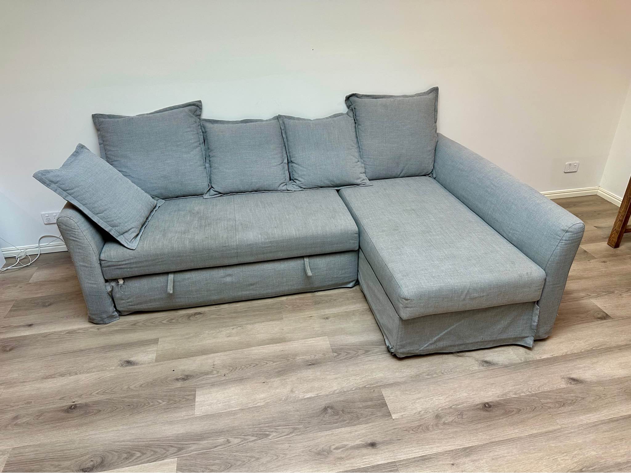 free-ikea-holmsund-corner-sofa-bed-with-storage-dark-grey-sofas