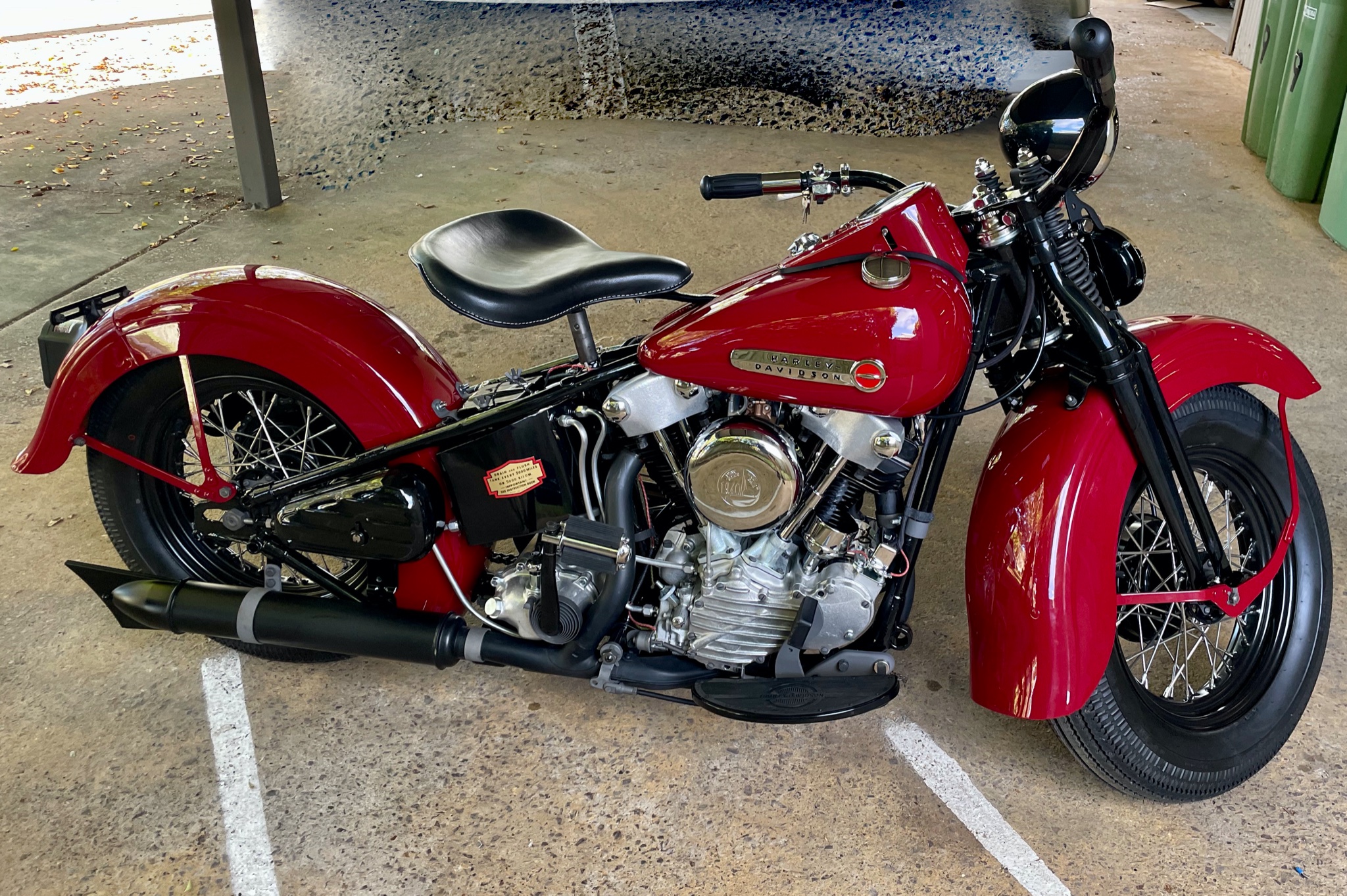 1947 Harley Davidson FL Knucklehead we just finished an 18 month