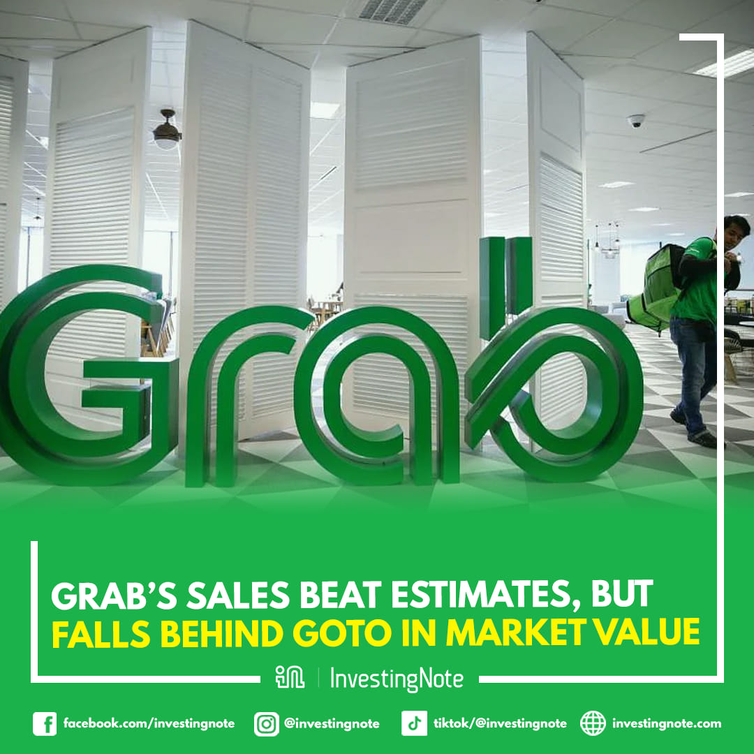 InvestingNote - UPDATE: Grab’s Q2 Sales Beat Estimates,...
