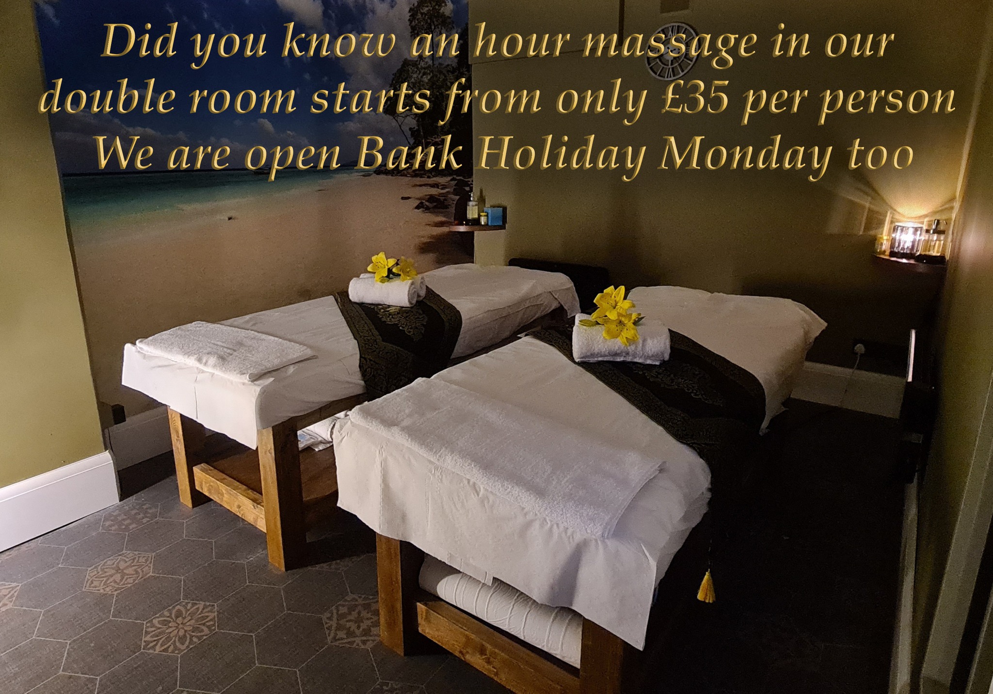 Come and visit us this bank... - Thai Massage Whitley Bay