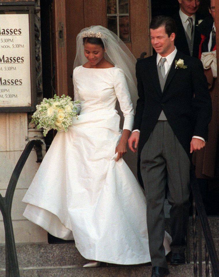 Angela Gisela Brown's royal wedding to Prince Maximilian of Liechtenstein