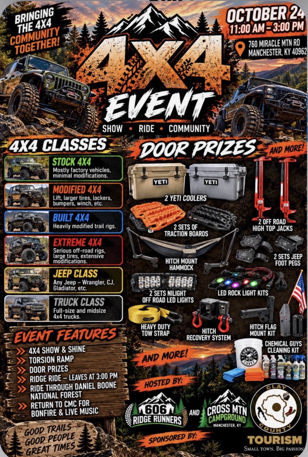 Clay County 4x4 Explosion