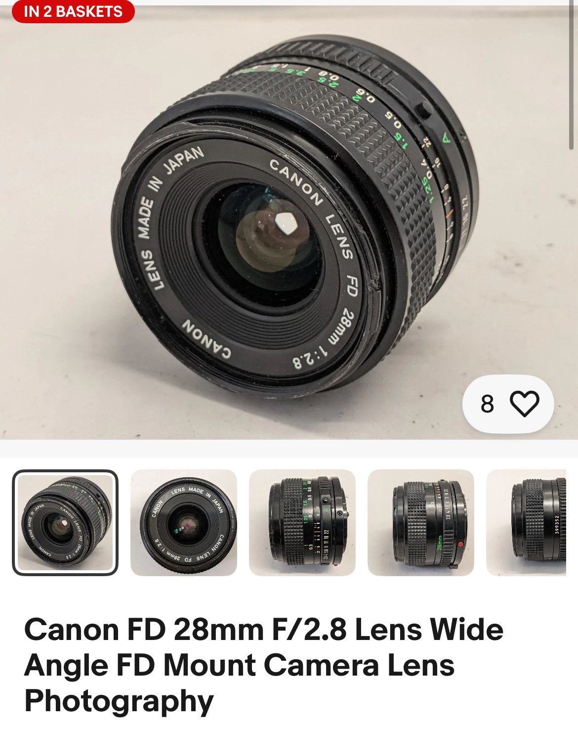 Will Canon 35-70mm lens fit a Canon AE-1 camera?