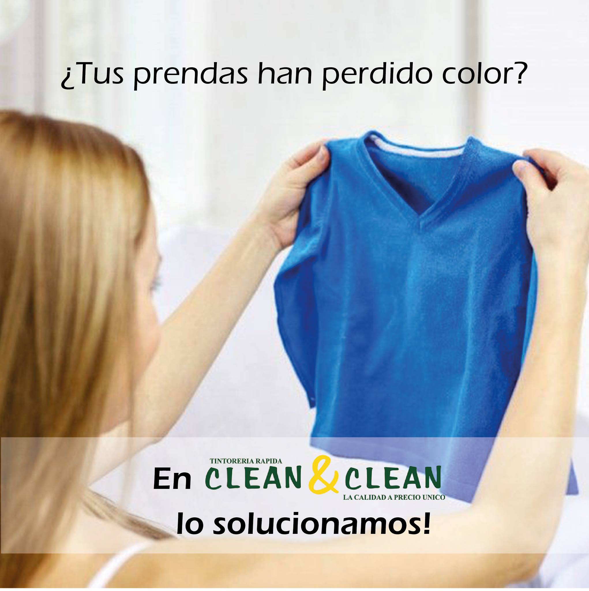 Clean - Si tu ropa se ha desteñido, en Clean & Clean tenemos procesos ...