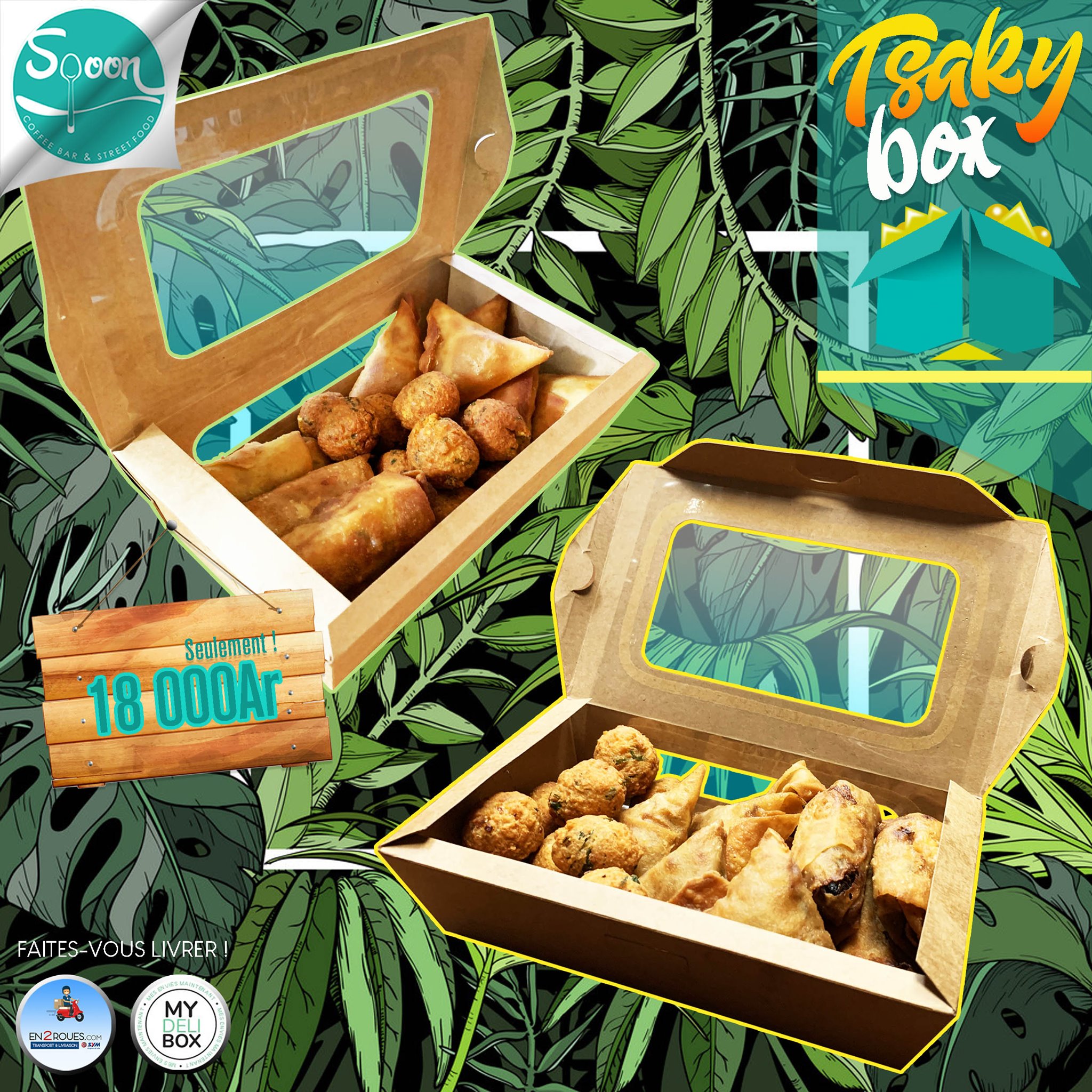 Spoon Café - 🔥Les TSAKY BOX du Spoon ! 🔥 À partager... Ou...