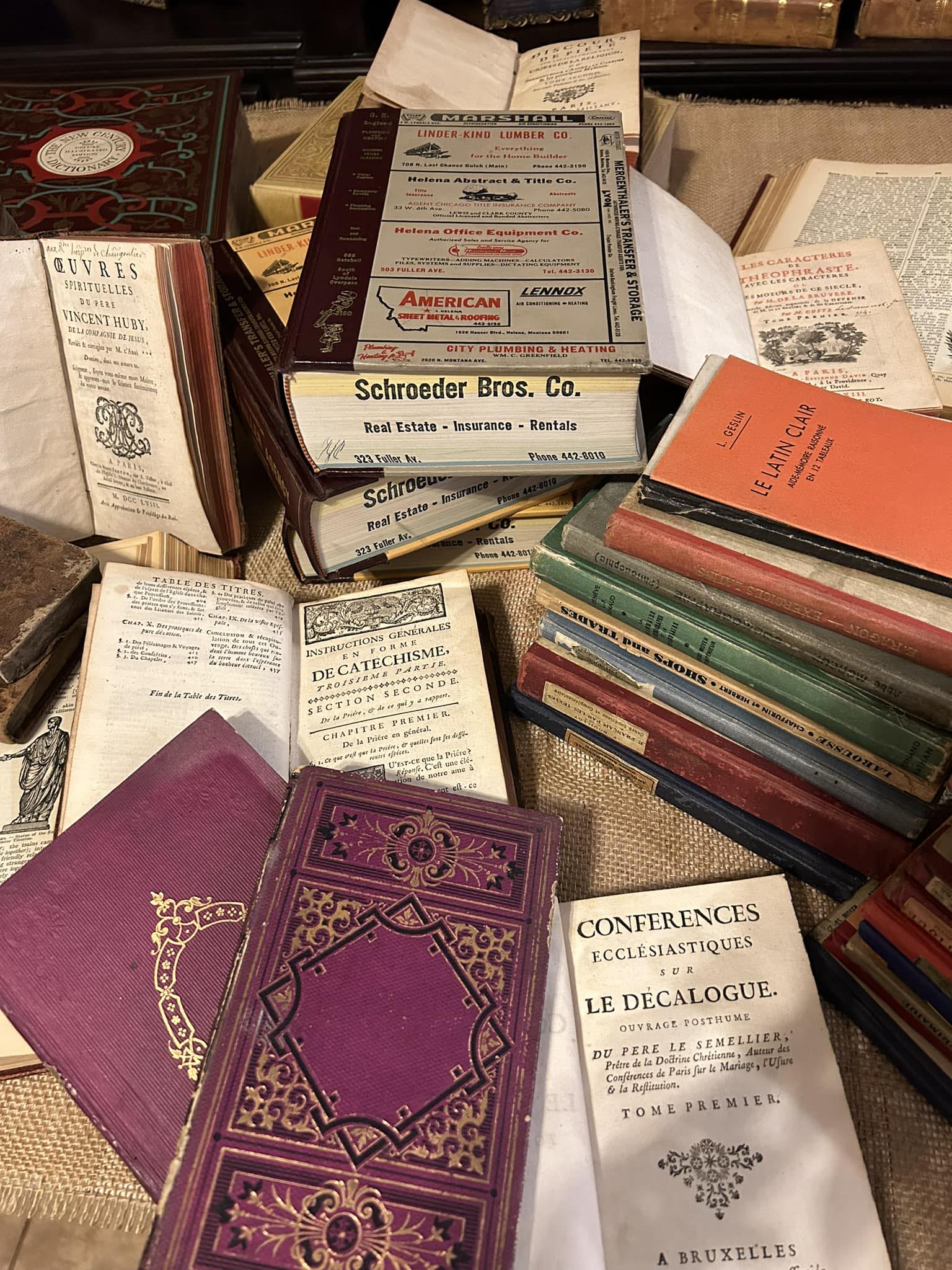 HUGE ANTIQUE FRENCH PAPER DOCUMENTS, BOOKS, LEDGERS AND MORE JUNK ...