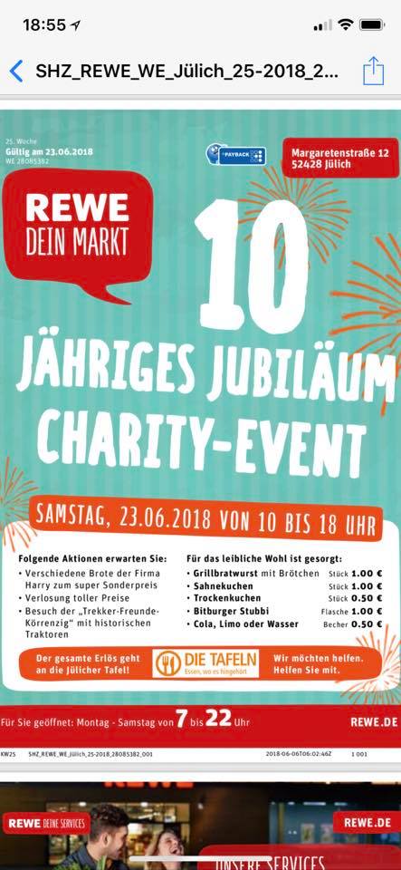 10 Jahre Rewe Julich Ein Grund Zu Rewe Markt Julich Facebook