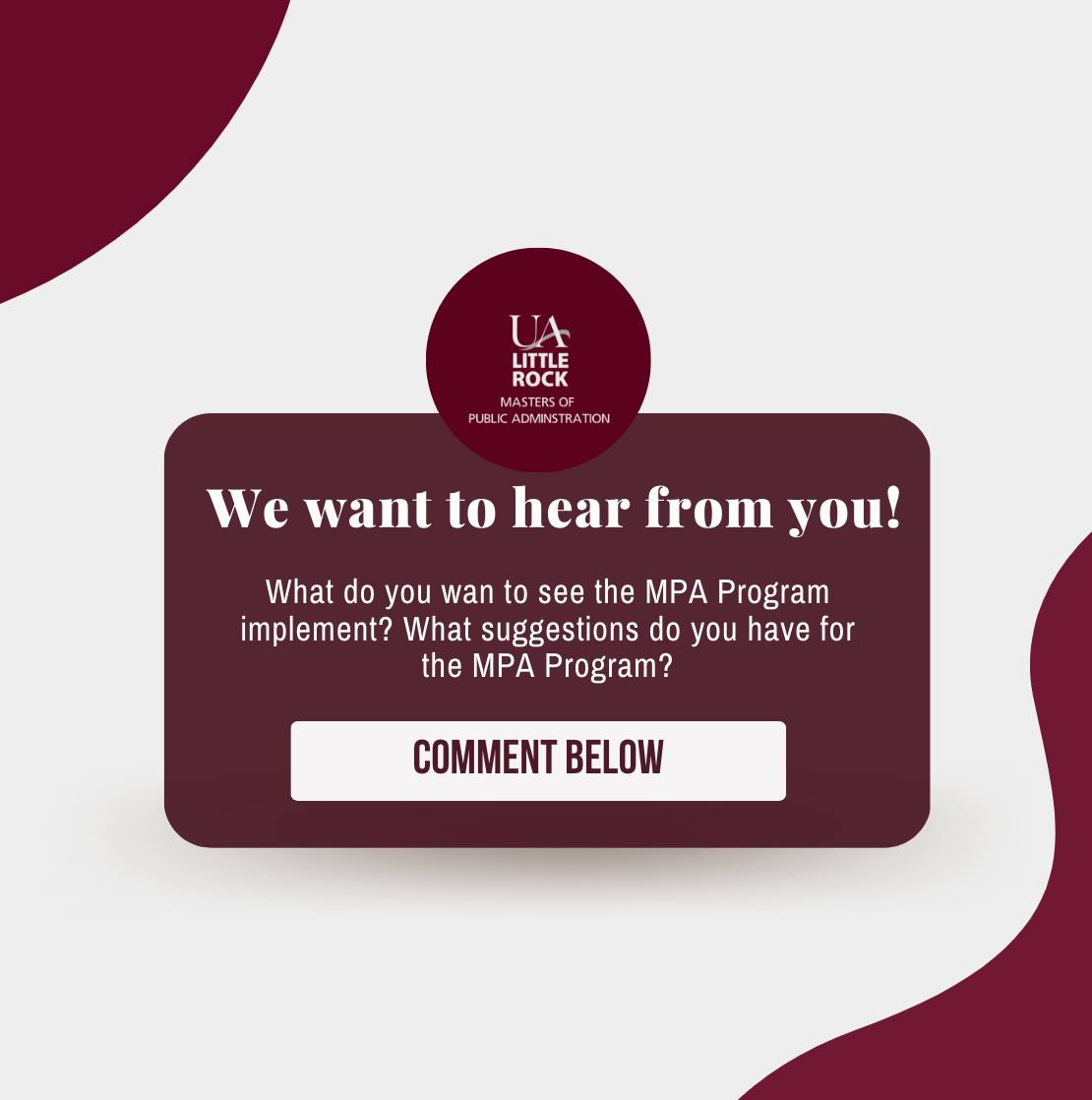 Calling all MPA... - UALR Master of Public Administration