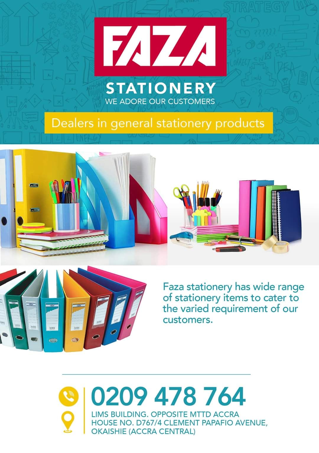 Faza Stationery - Discipline is the bridge between goals... | Facebook