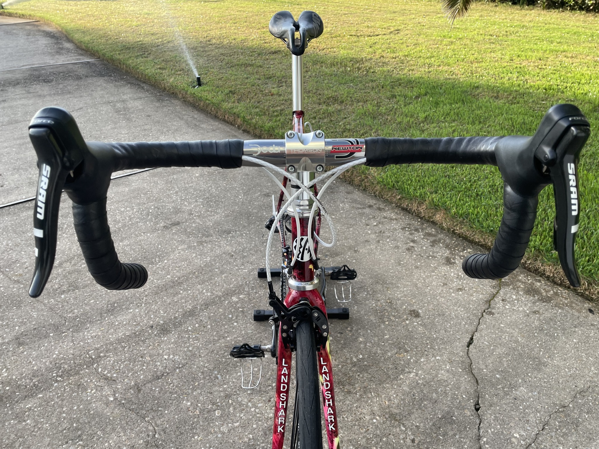 Landshark Road Shark steel frame restomod bike build