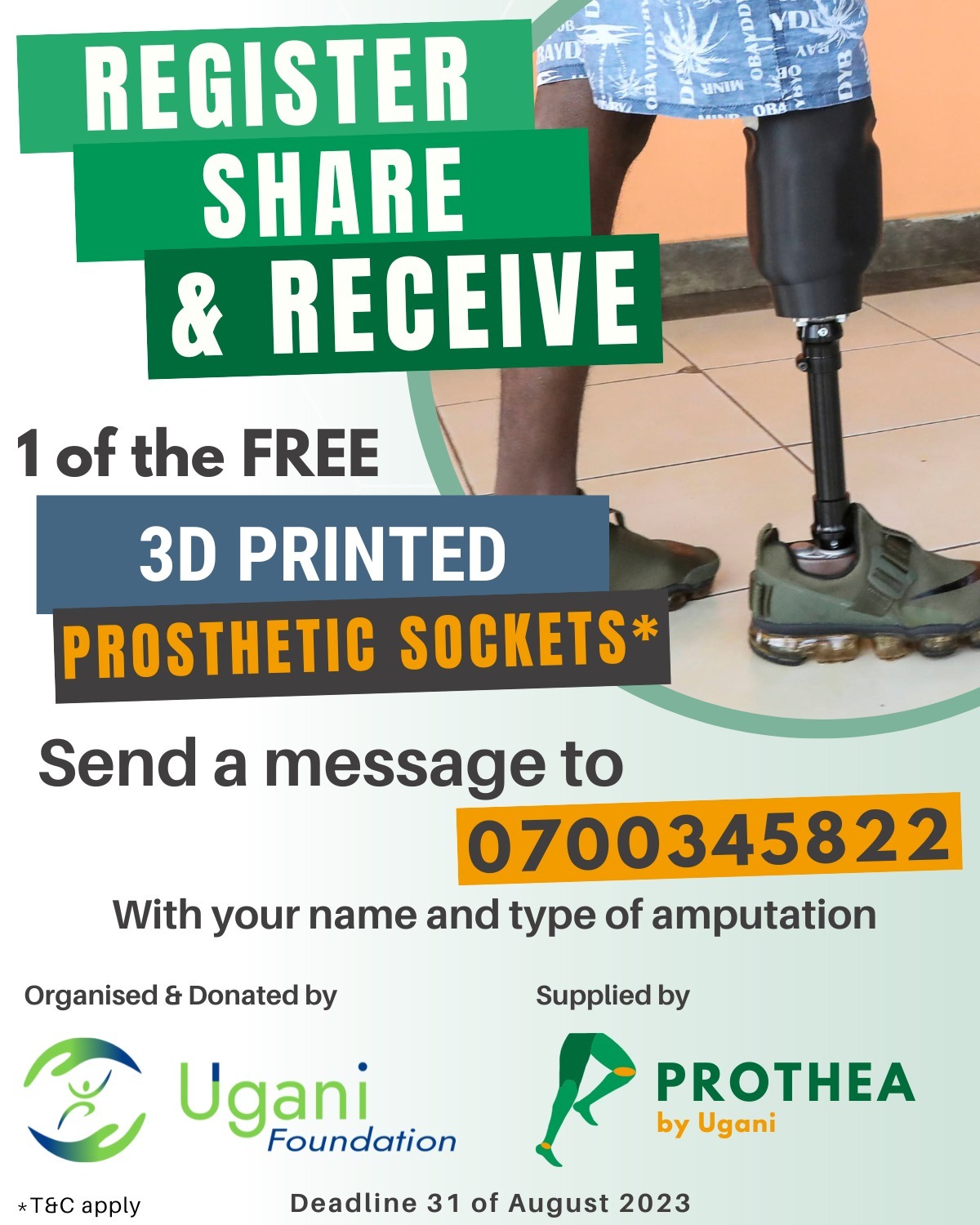Prothea Kenya - Ugani Foundation launches the 'FREE 3D... | Facebook