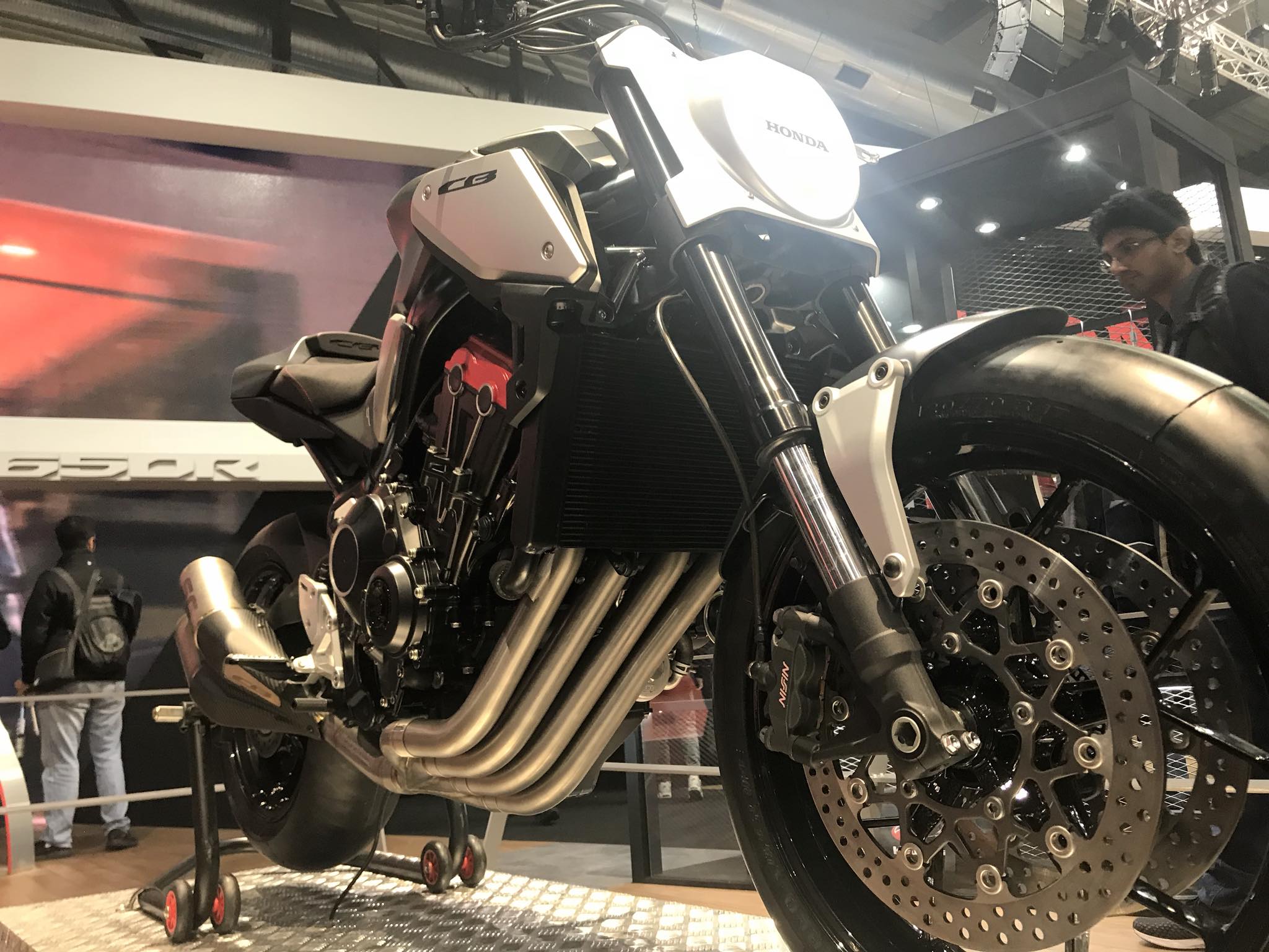 Honda CB650R Neo Sports Cafe with SC-Project full system twin CR-T