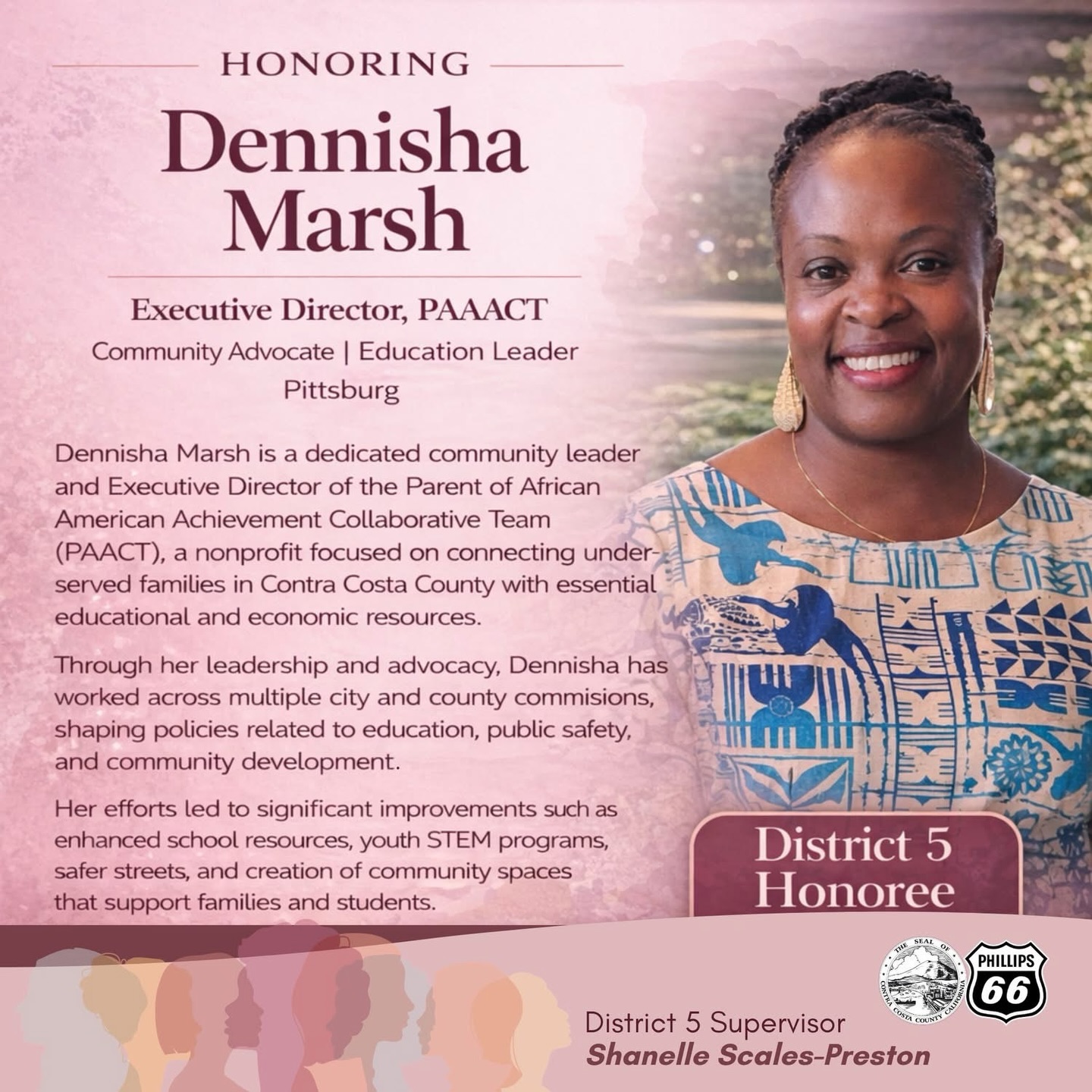 🌸 Dennisha Marsh | Women's History Month🌸 I am proud to