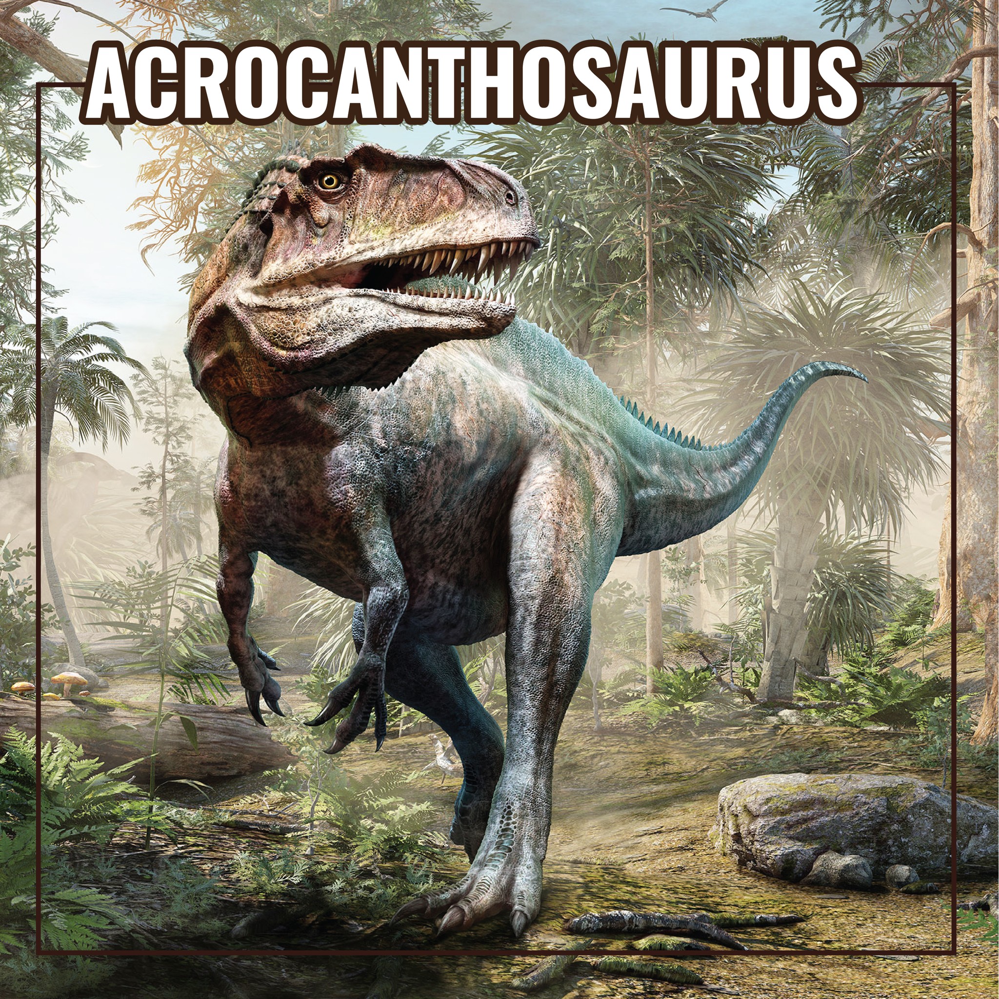 🦖 Acrocanthosaurus (meaning... - Fossilstone Gallery