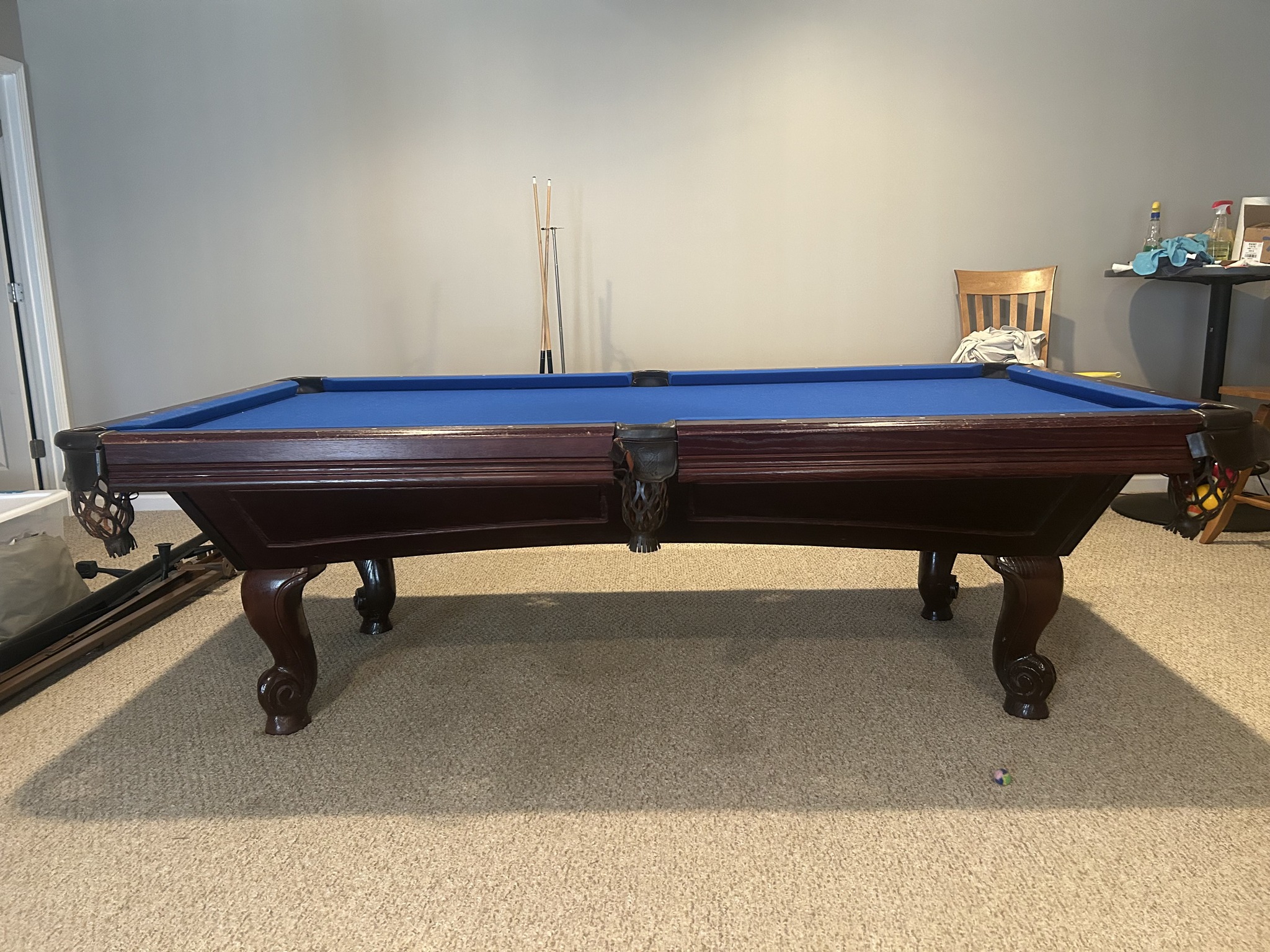 Leisure Bay Billiards 8ft Pool Table,Solid Cherry Wood – New Felt ...