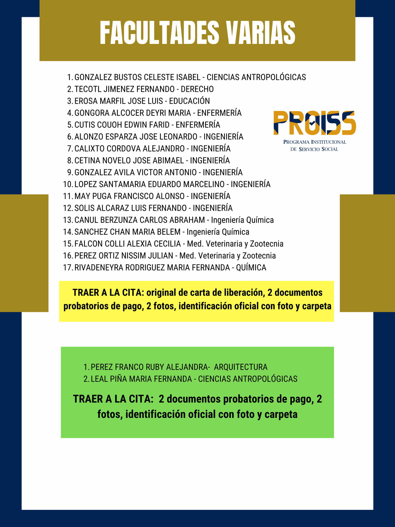 🥳... - Programa Institucional de Servicio Social de la UADY | Facebook