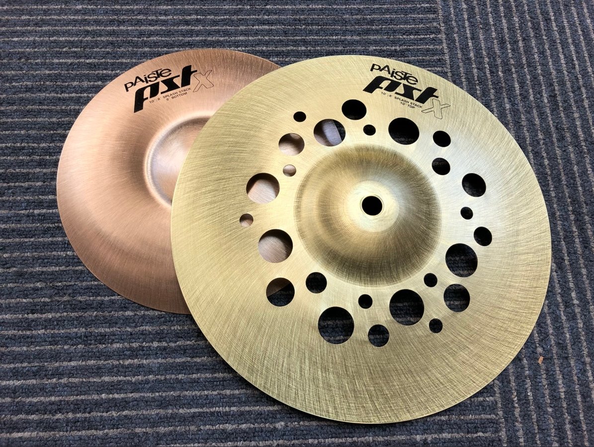 Paiste Thailand - PSTX Splash Stack ประกอบด้วยฉาบ 2 ใบ...