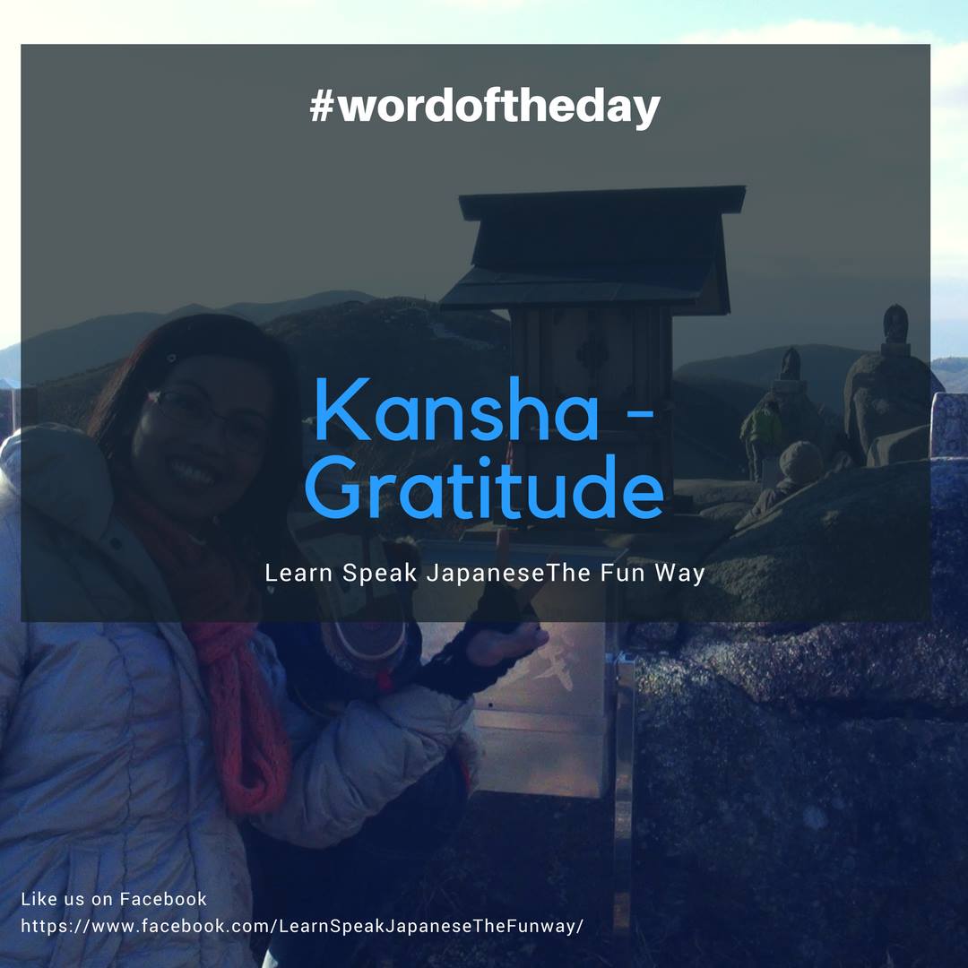 Example sentences 感謝します kanshashimasu