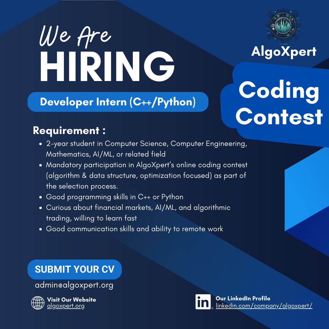 Tuyển dụng Thực tập sinh IT | **[REMOTE]** 🚀 **ALGOXPERT LAB – CODING ...