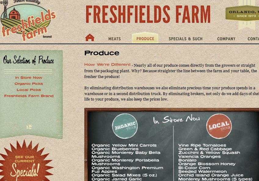 Freshfields Farm Orlando - A sneaky-peaky look at our new website that ...