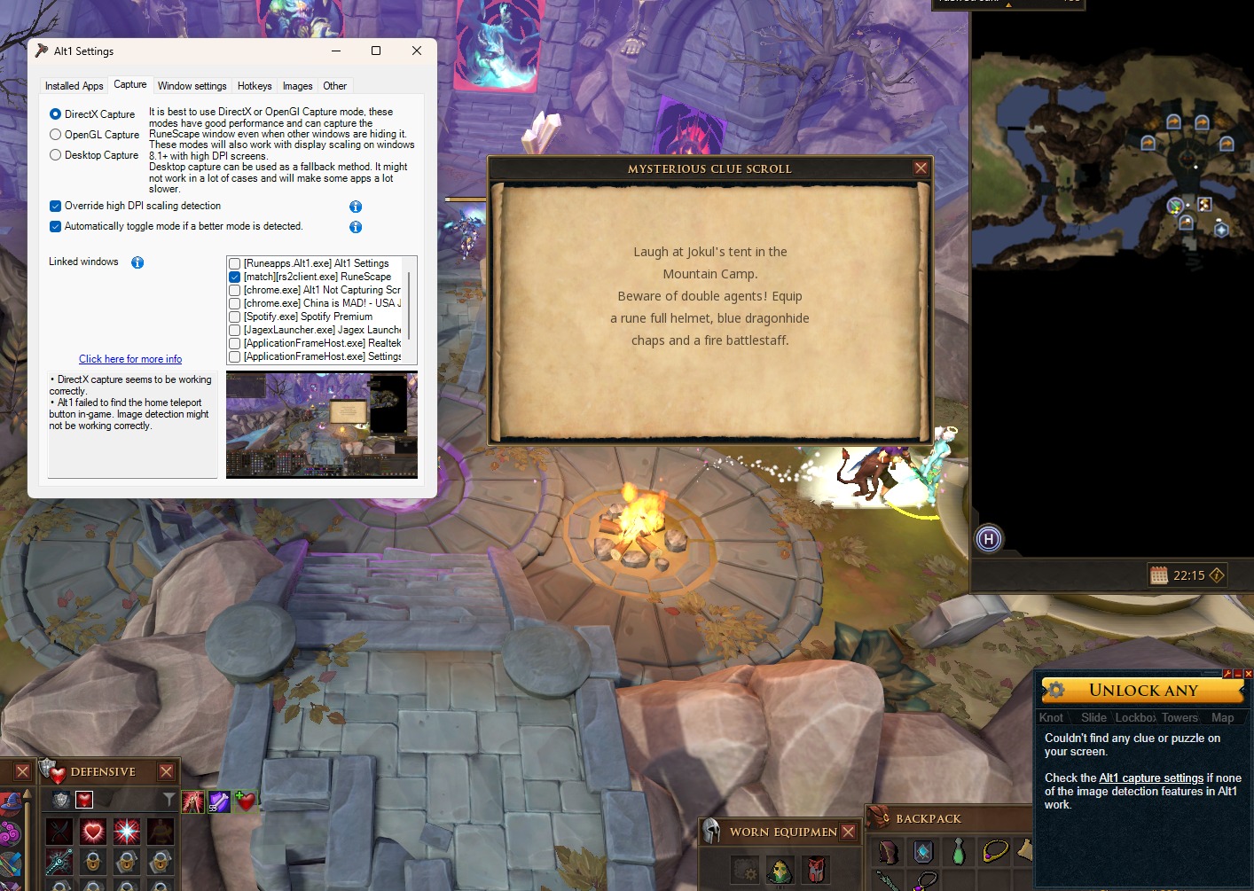 Runescape 3 Community | I recently ran into an issue with Alt1 Toolkit ...