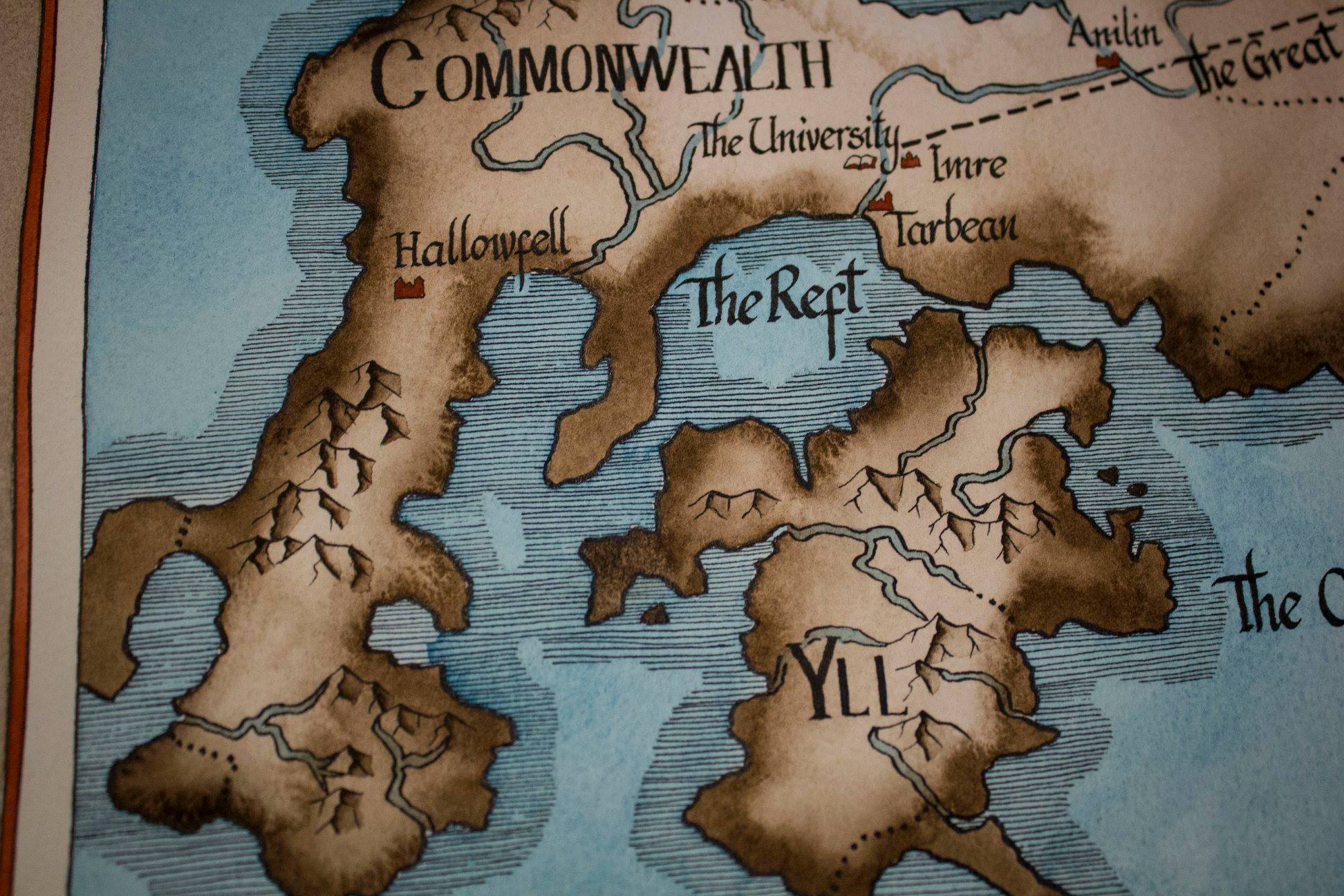 'The Kingkiller Chronicles' map with a... - Basil, the Scribe | Facebook