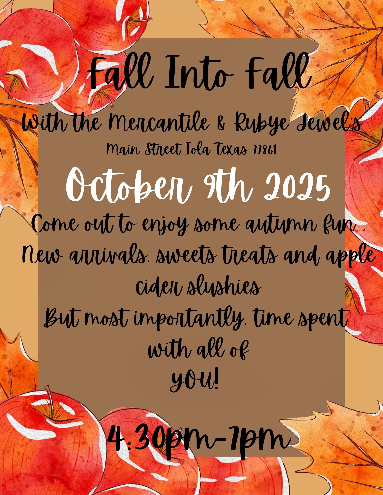 FALL INTO FALL