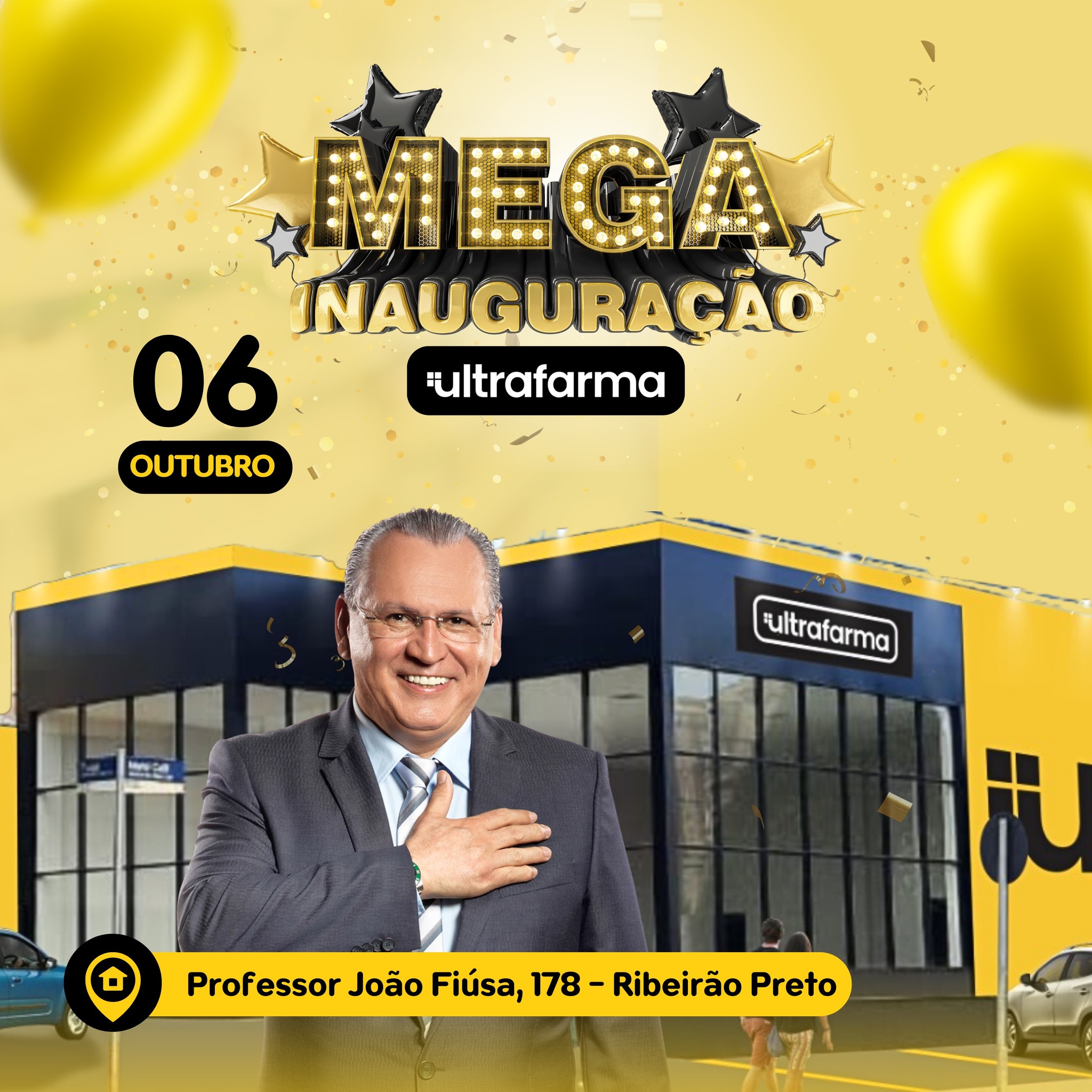 Inauguração Ultrafarma na Fiúsa