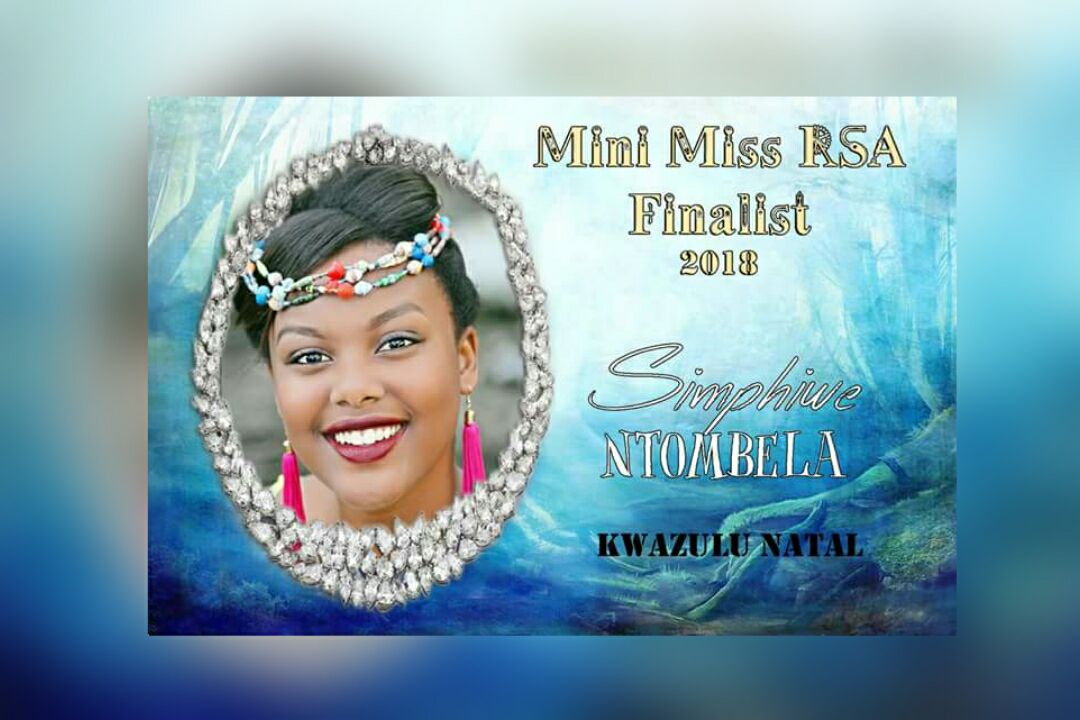 Mini Miss RSA Finalist 2018 - Simphiwe Ntombela