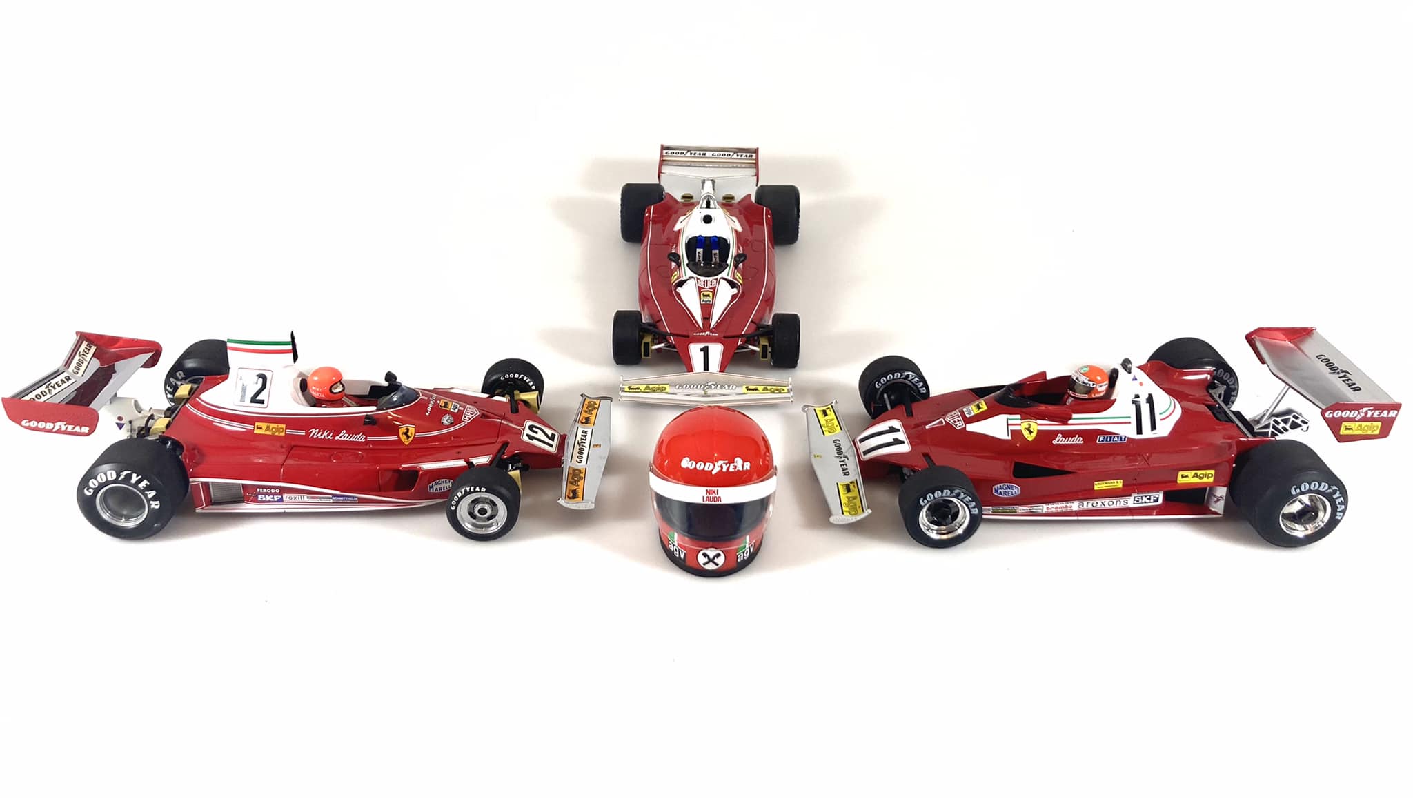 Niki Lauda @Ferrari Exoto 312 T Hot Wheels Elite 312 T2 MCG 312 T2B