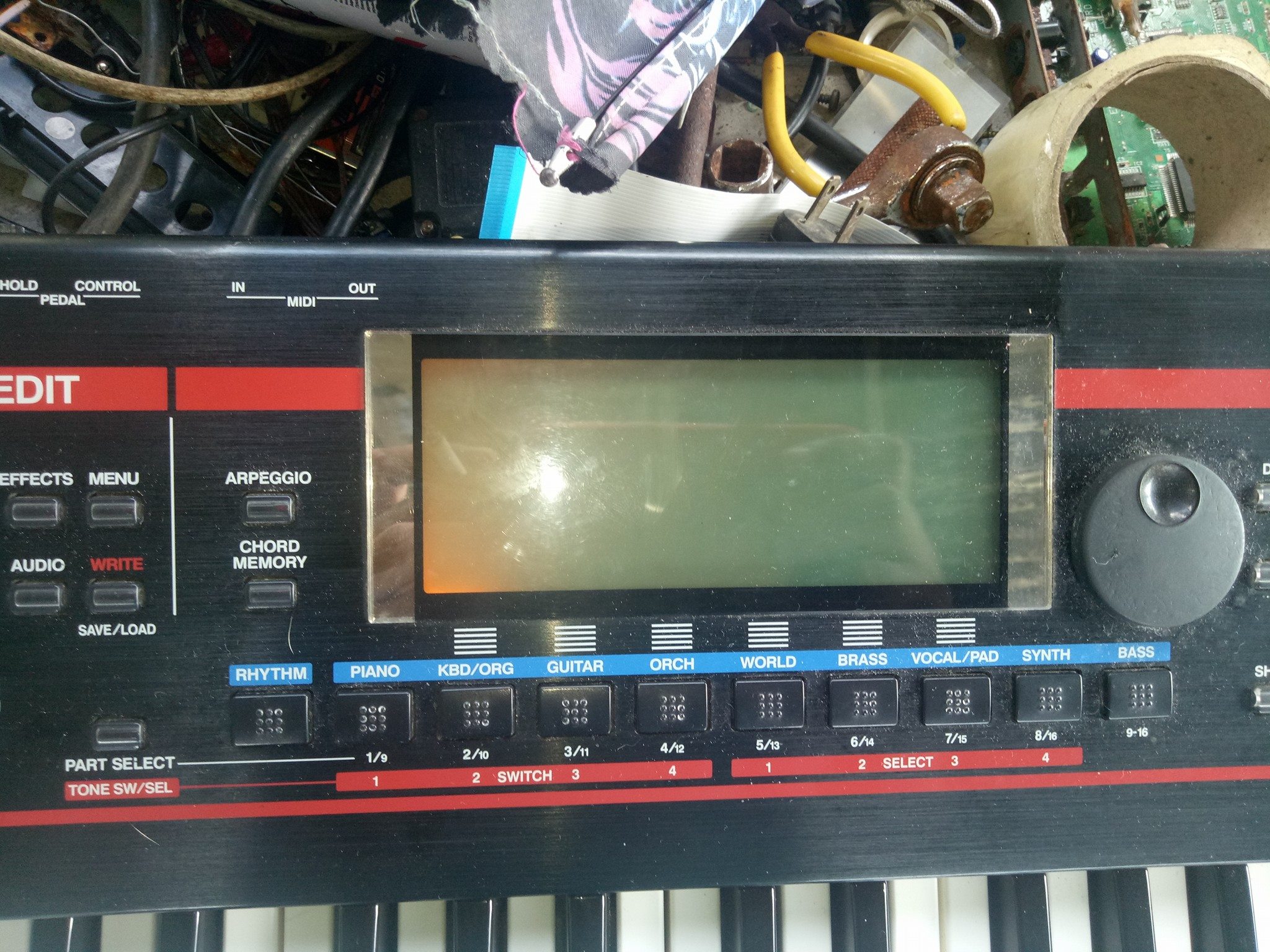 Roland Juno G had serious problems with the display. I have