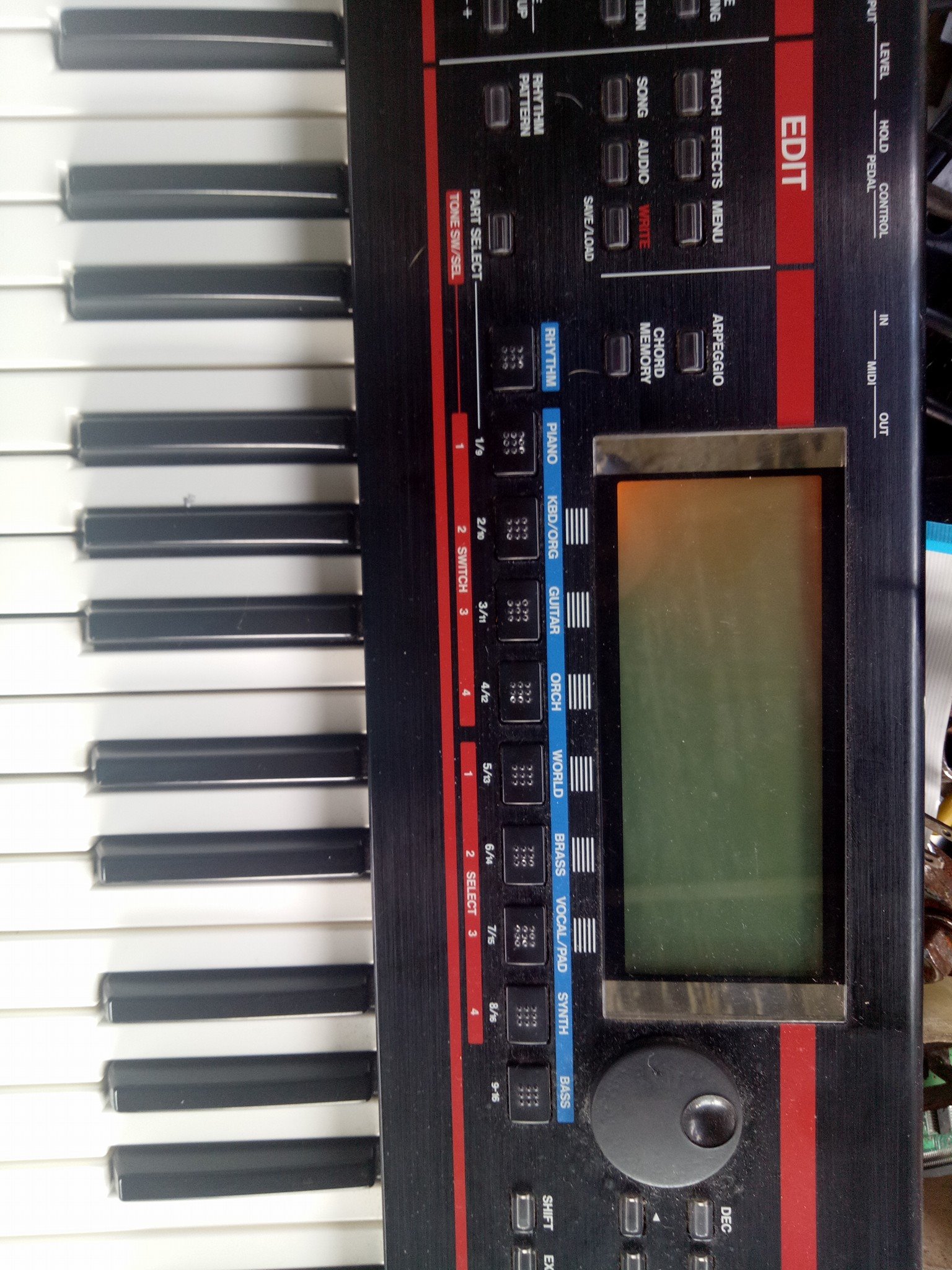 Roland Juno G had serious problems with the display. I have