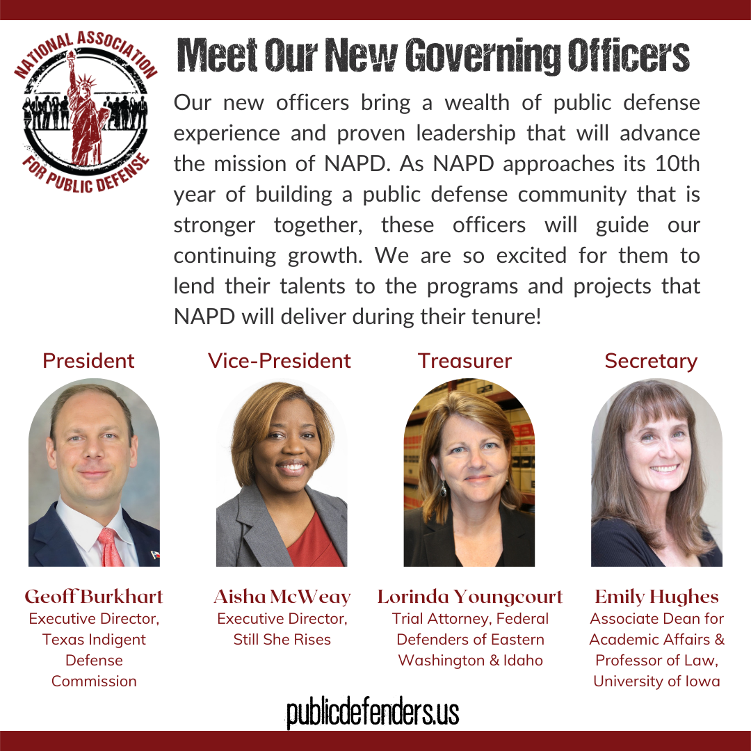 National - #NAPDLeadership: Please join us in welcoming our newly ...