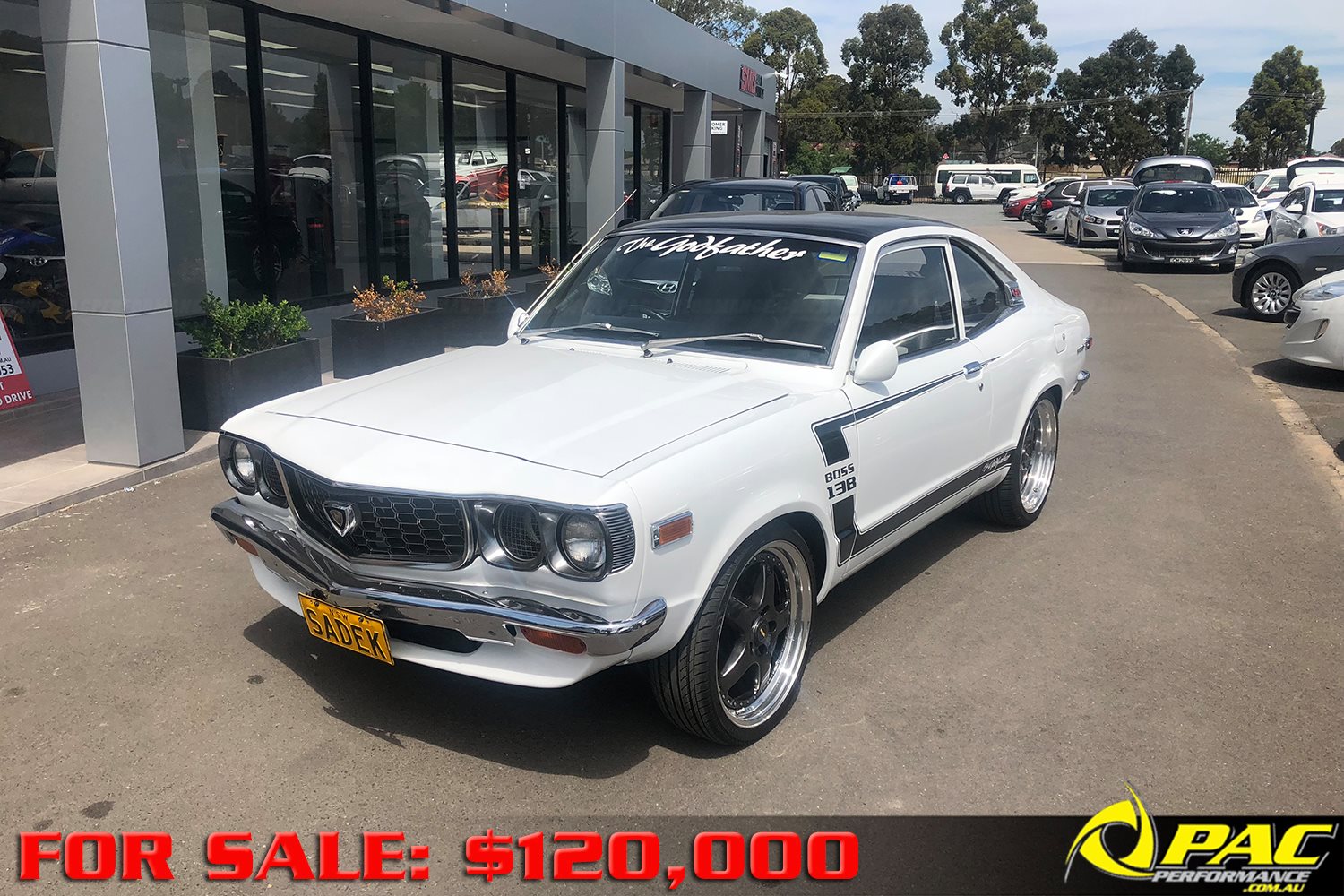 Pac Performance - The infamous 'SADEK' RX3 Coupe is now up...