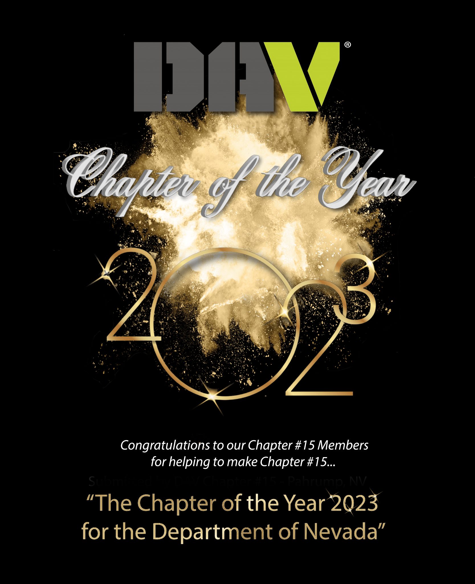 Dav Nevada - I am so excited to announce that DAV Chapter...