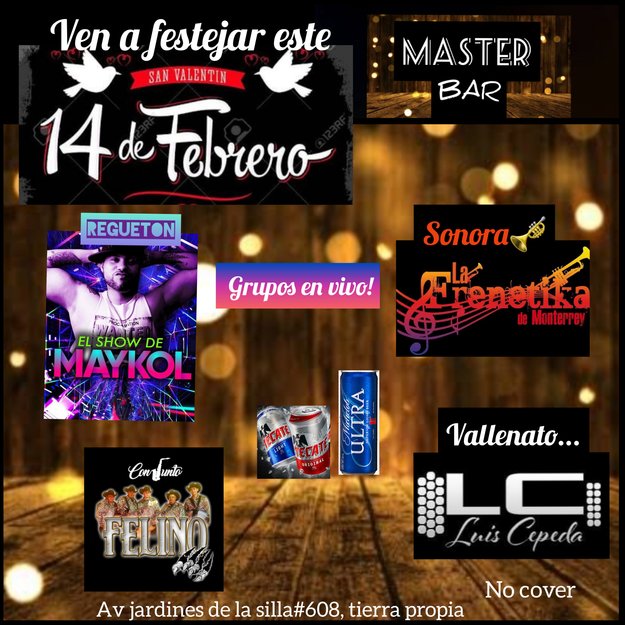 Máster Bar - 🔶️ #MASTERBAR TE INVITA ESTE PROXIMO VIERNES 14 DE FEBRERO ...