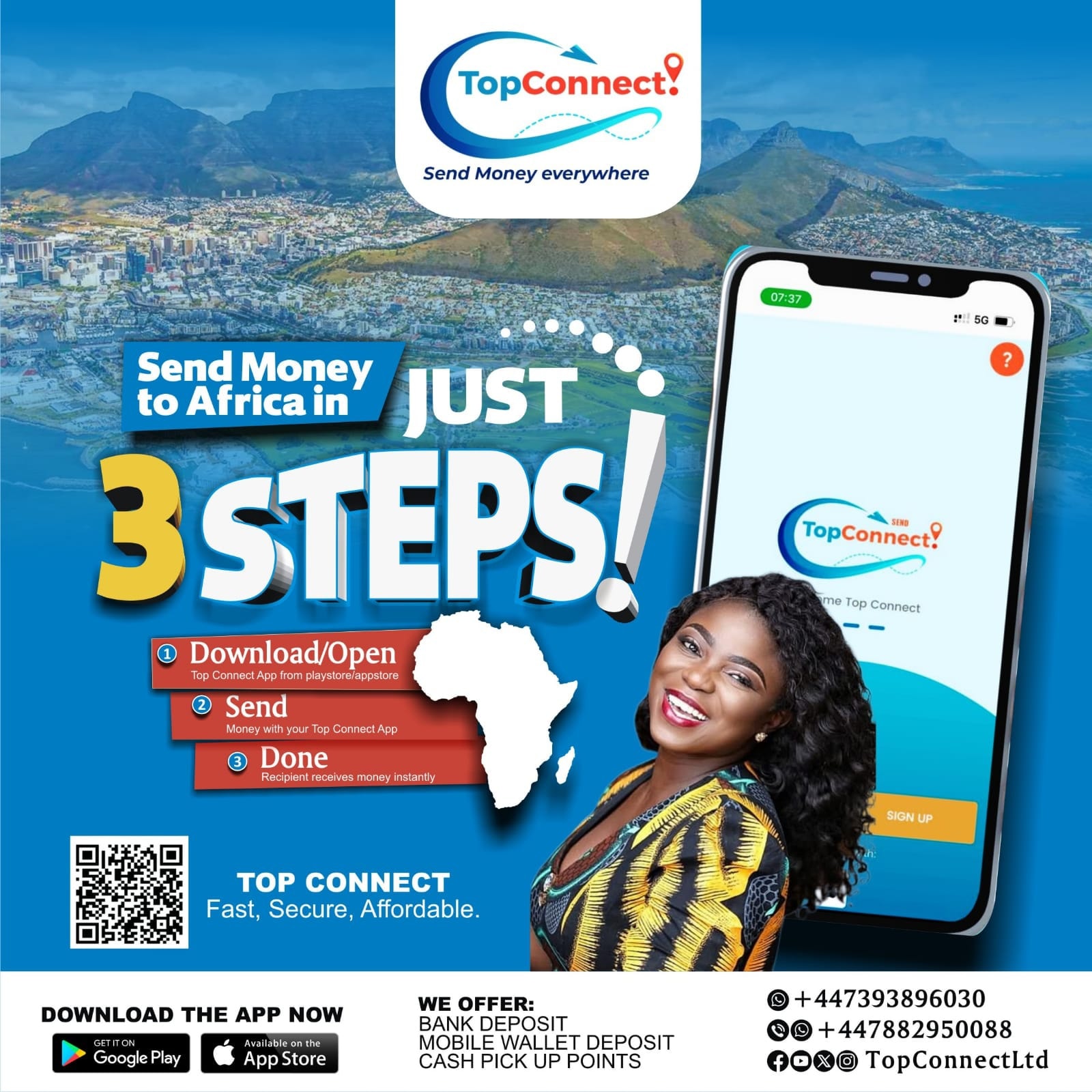 Top Connect LTD - Just 3 steps: Download, Send, Done! ️... | Facebook