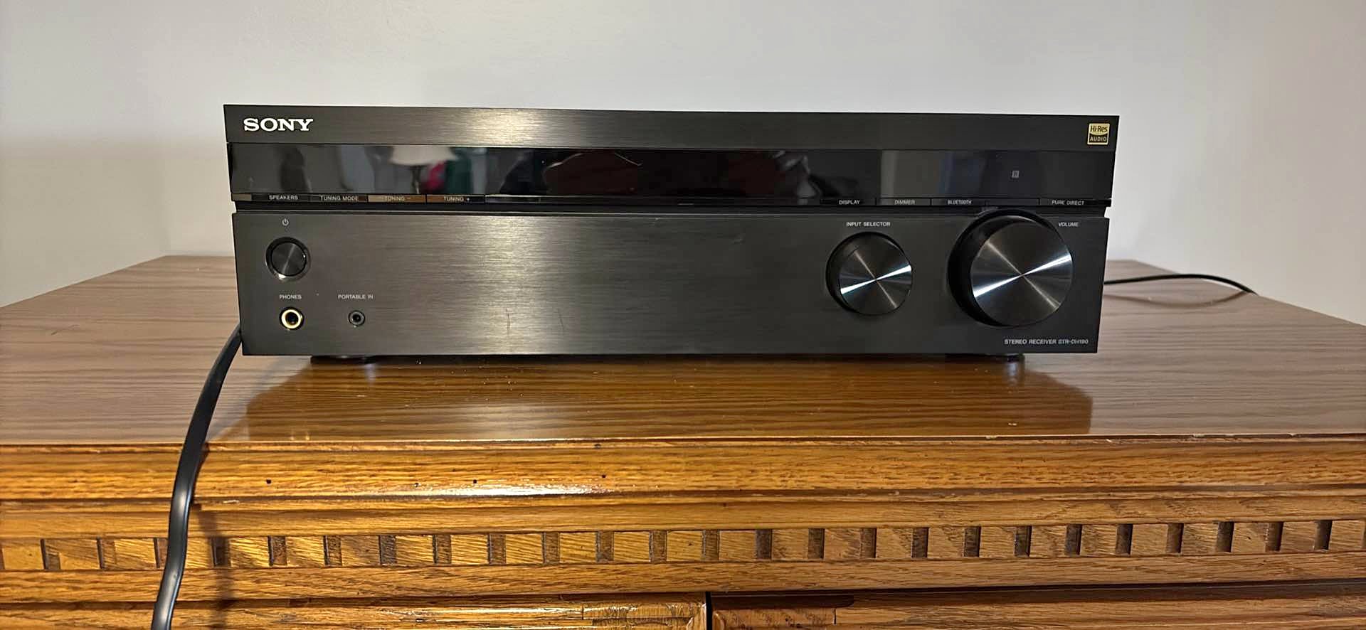 Sony - STRDH190- 2-Ch. Stereo Receiver with Bluetooth & Phono Input for ...