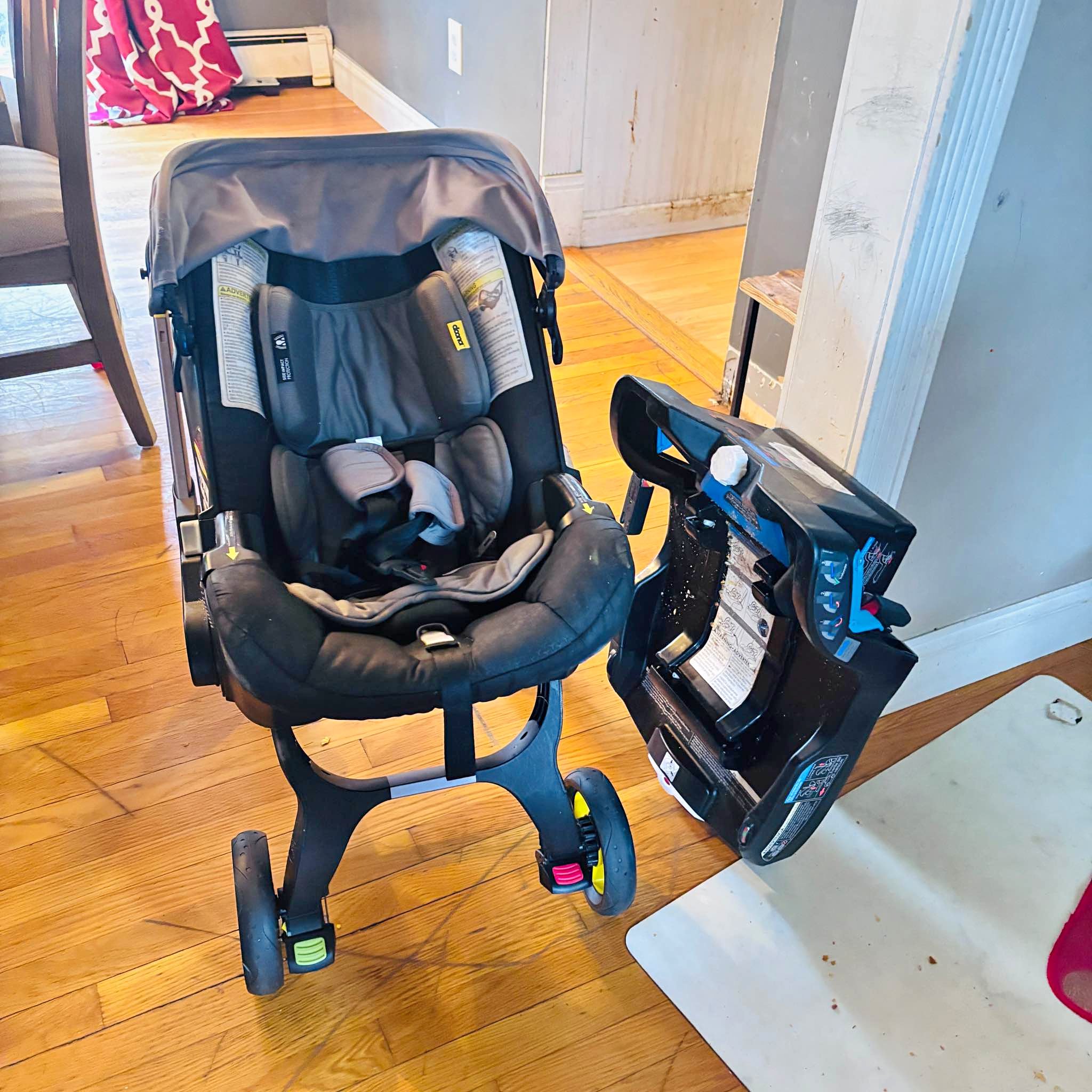 summit double stroller Baby Jogger® X3 Jogging Stroller, Side by Side Double with Smooth Ride for Walking/Jogging, Compact Fold, All-Terrain Air Filled Tires, and All-Wheel Suspension, Midnight Black F-16 Telescopic Rod Best Piece wheel suspension Color:gold/brown black